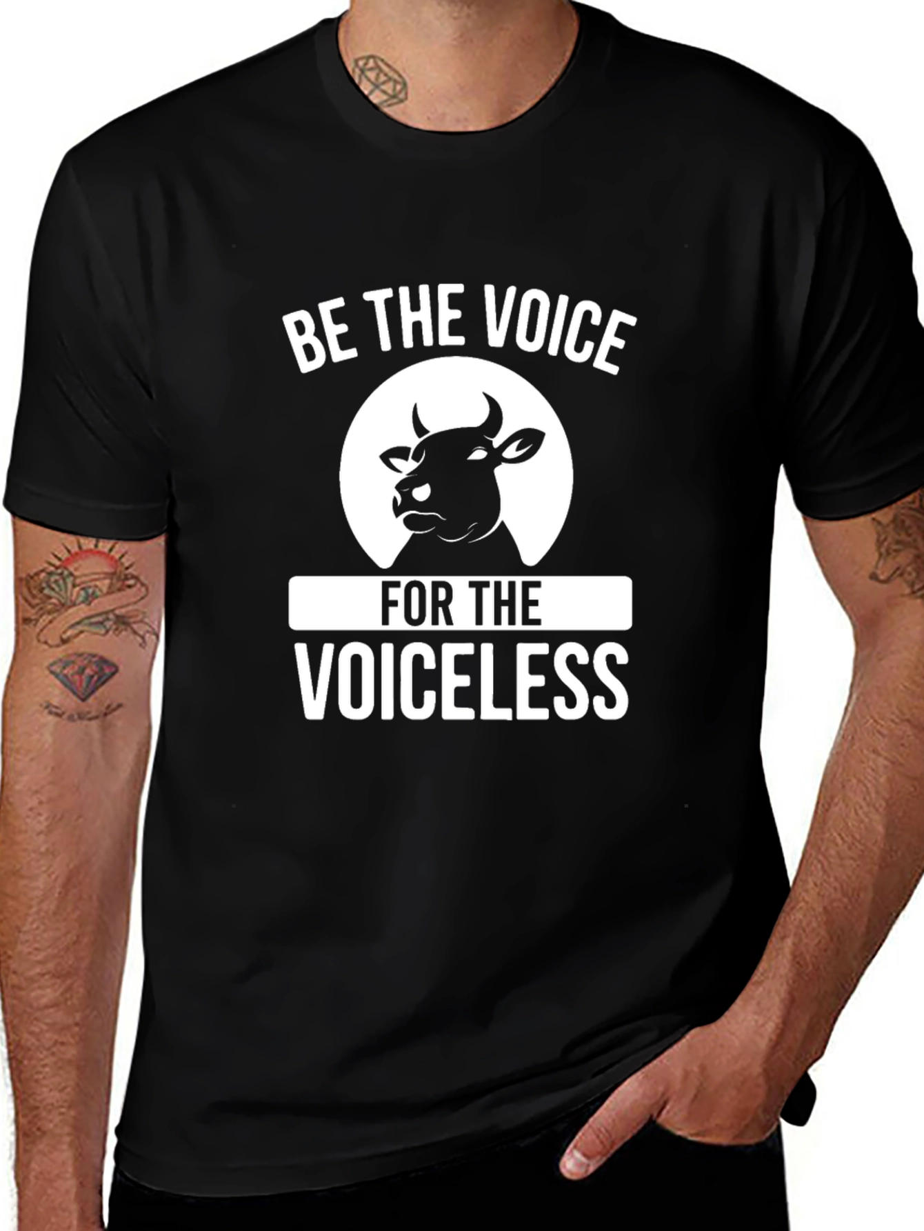Be The Voice For The Voiceless Vegan T-Shirt