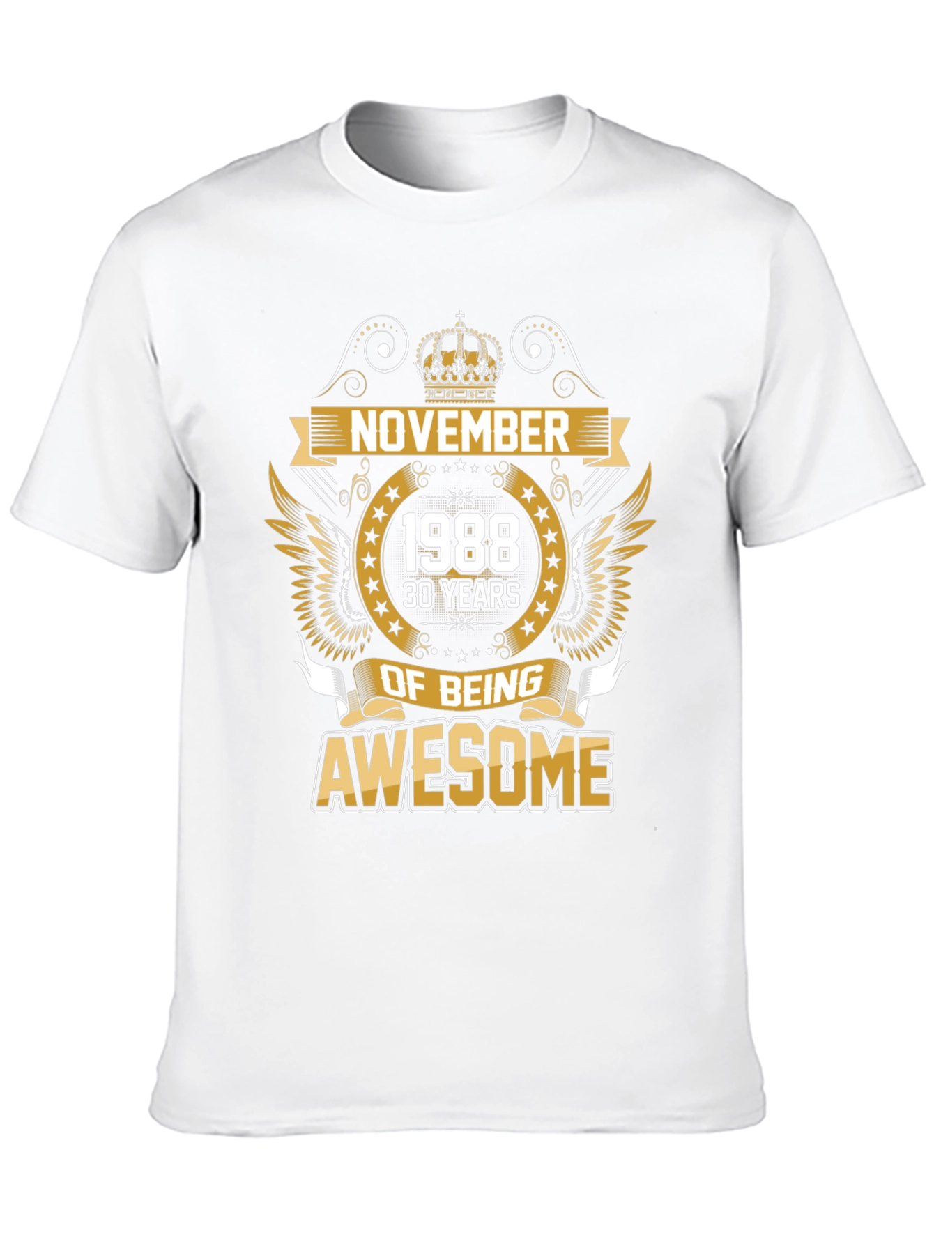 November 1988 Awesome Birthday T-Shirt