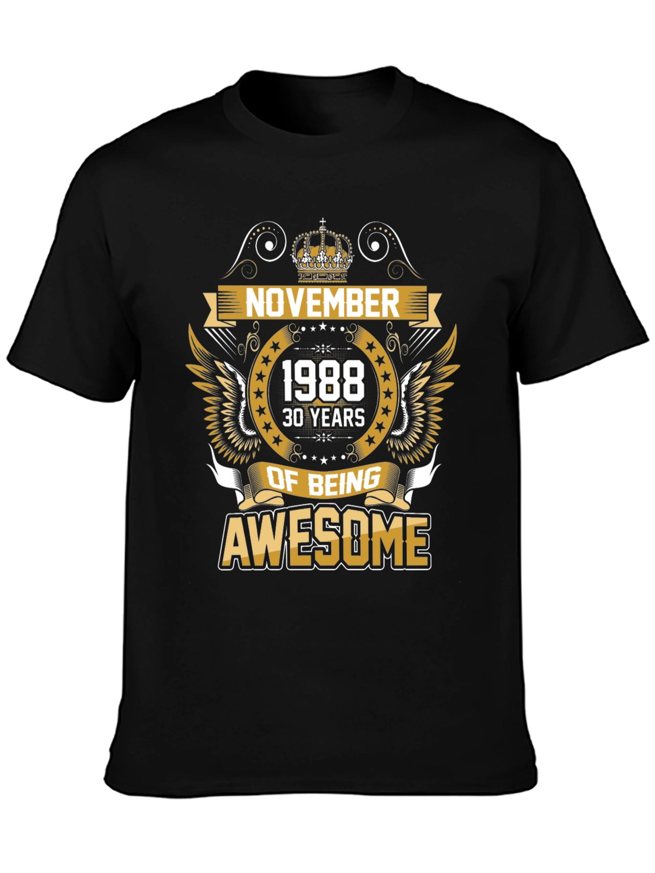 November 1988 Awesome Birthday T-Shirt