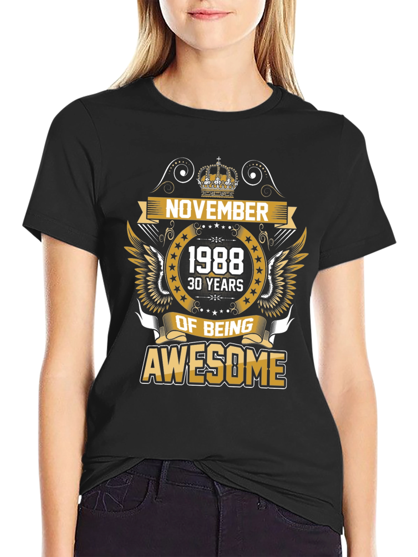 November 1988 Awesome Birthday T-Shirt