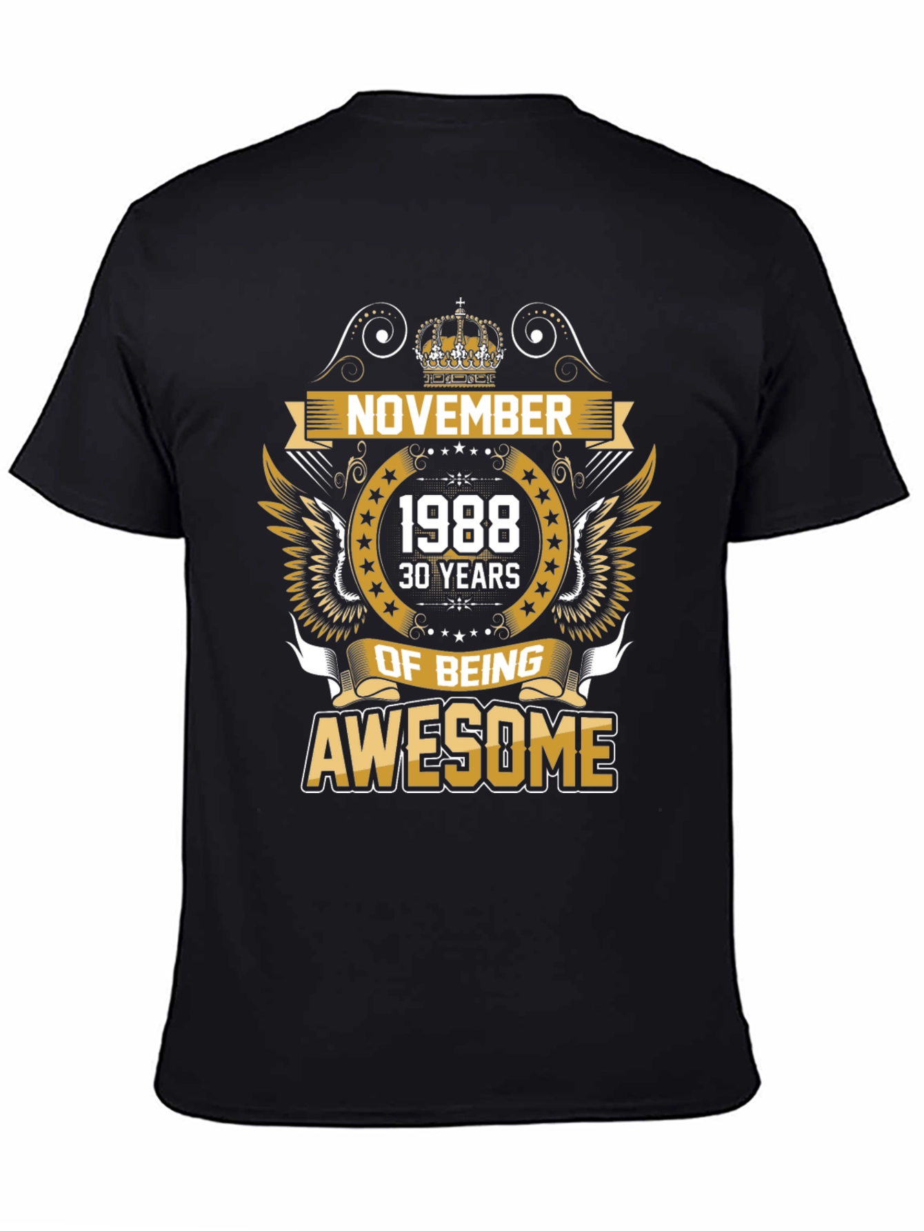 November 1988 Awesome Birthday T-Shirt