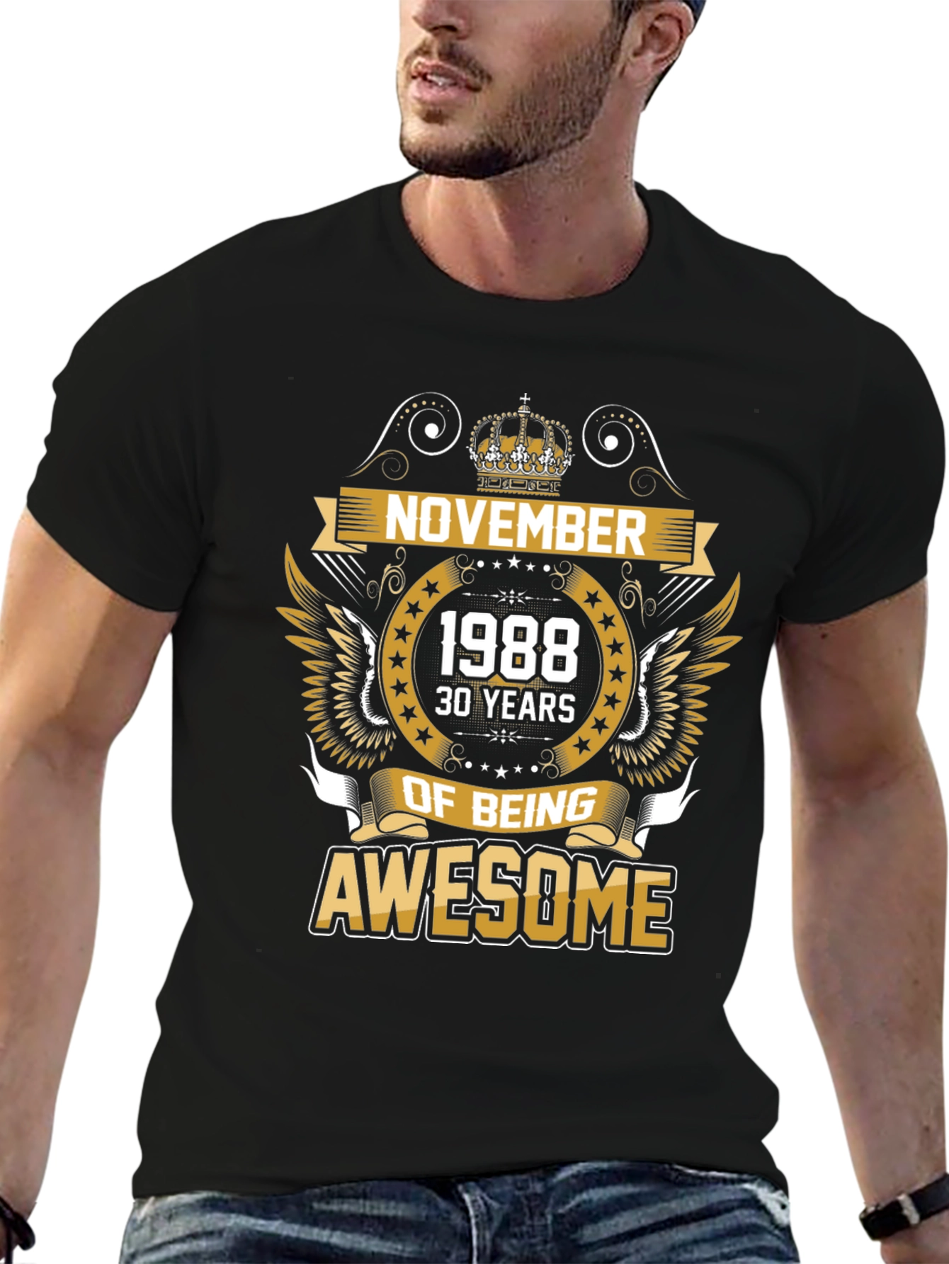 November 1988 Awesome Birthday T-Shirt