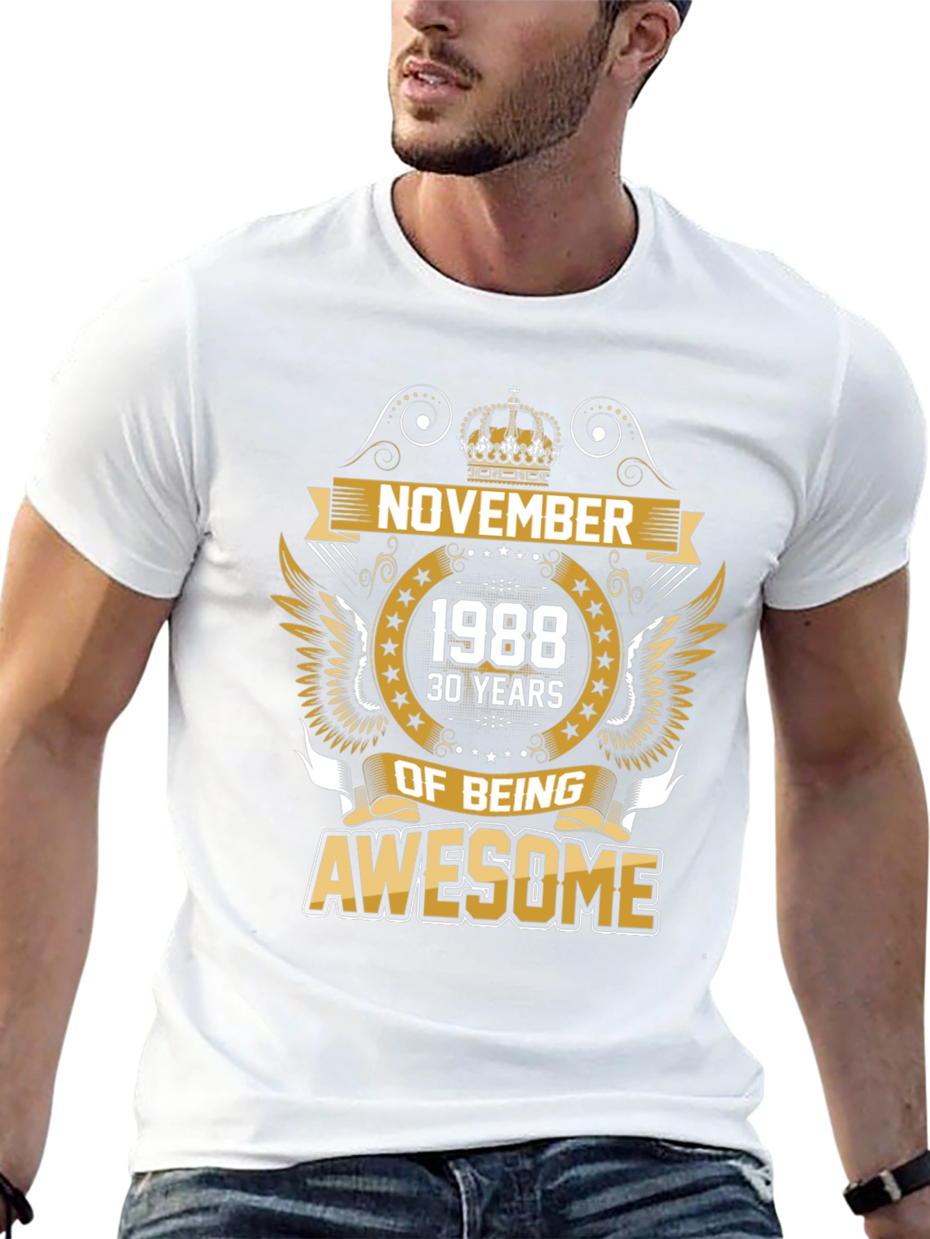 November 1988 Awesome Birthday T-Shirt
