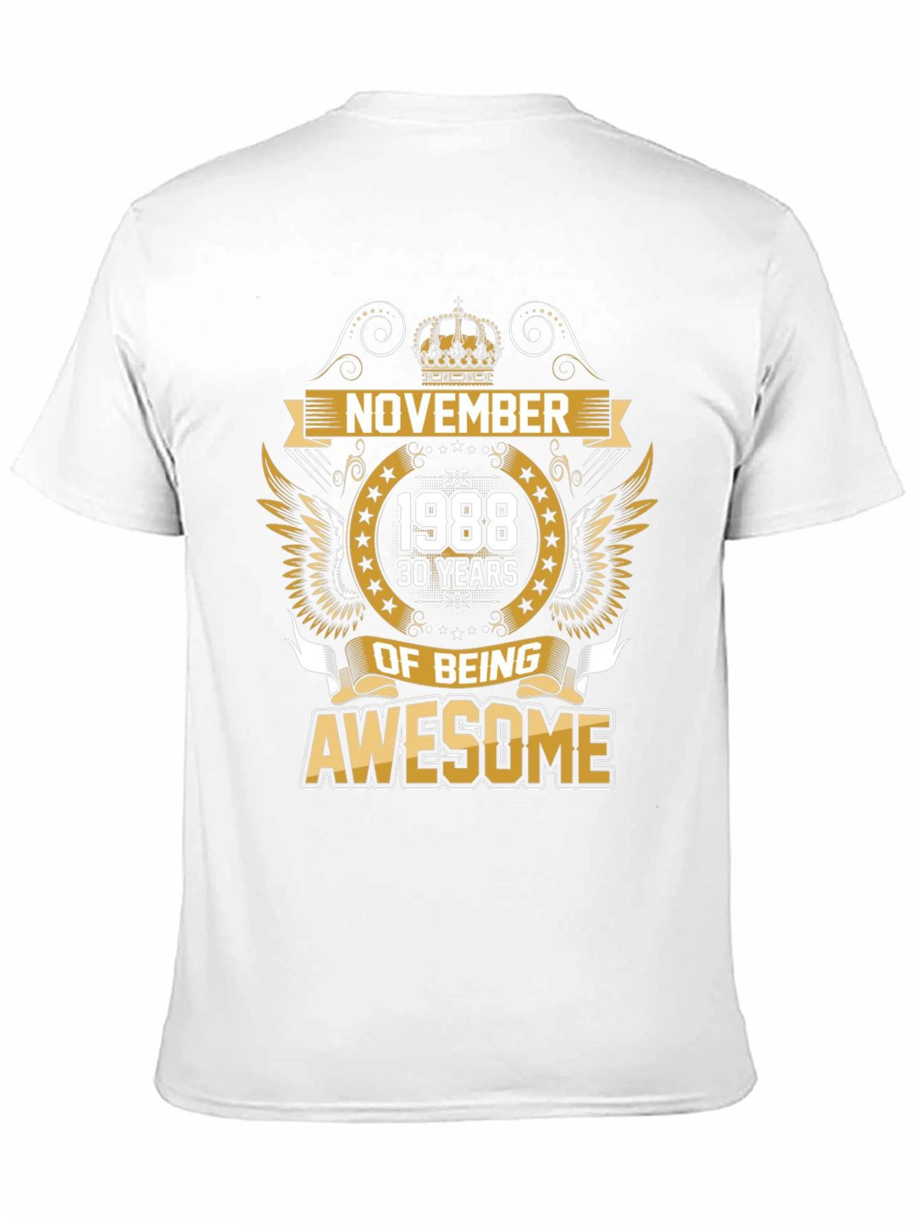 November 1988 Awesome Birthday T-Shirt