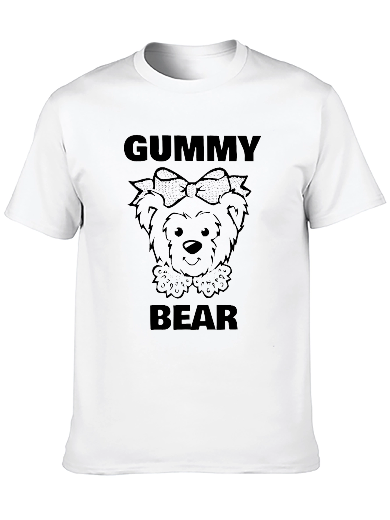 Gummy Bear Graphic Tee - Black Unisex T-Shirt