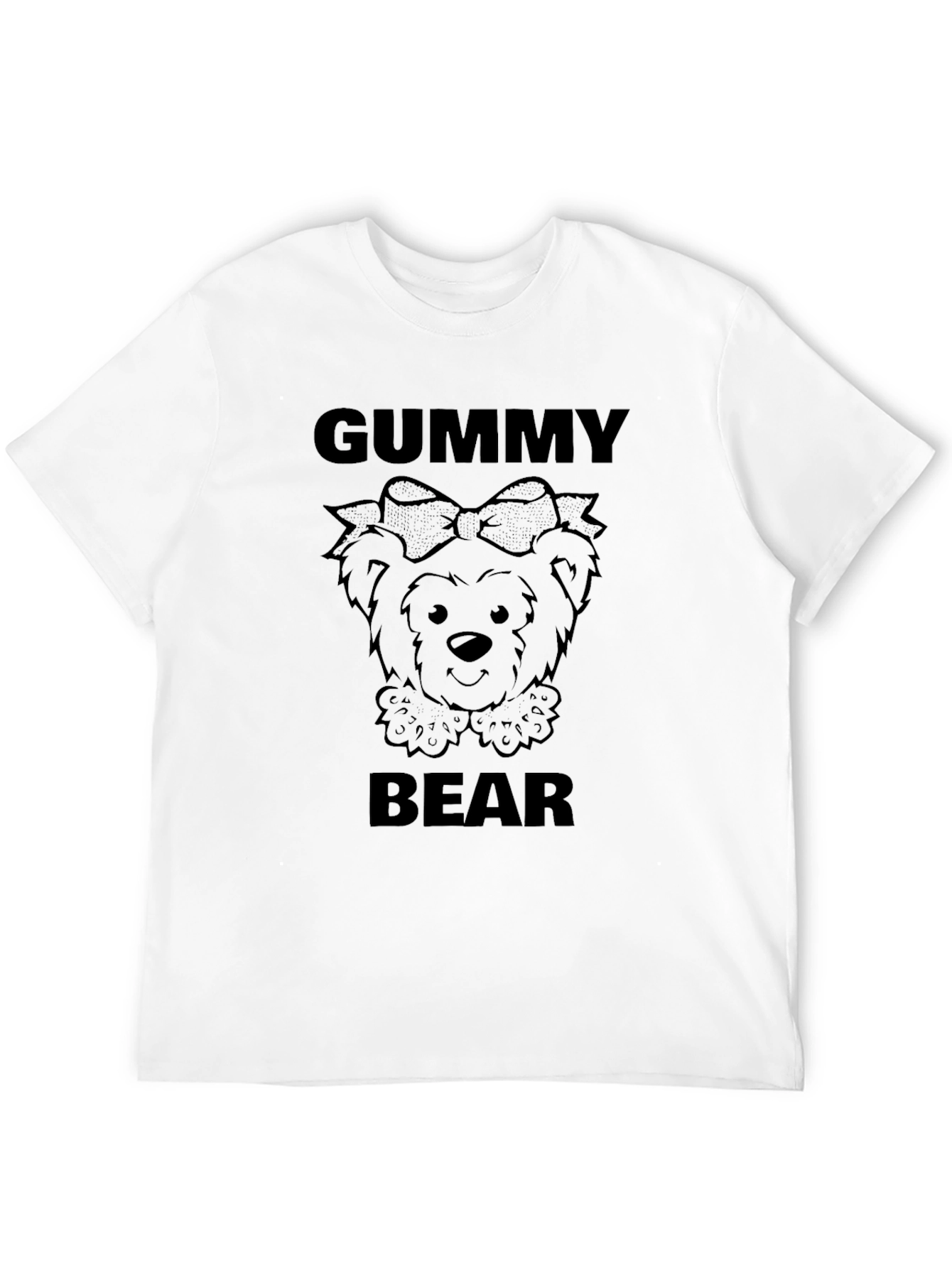 Gummy Bear Graphic Tee - Black Unisex T-Shirt