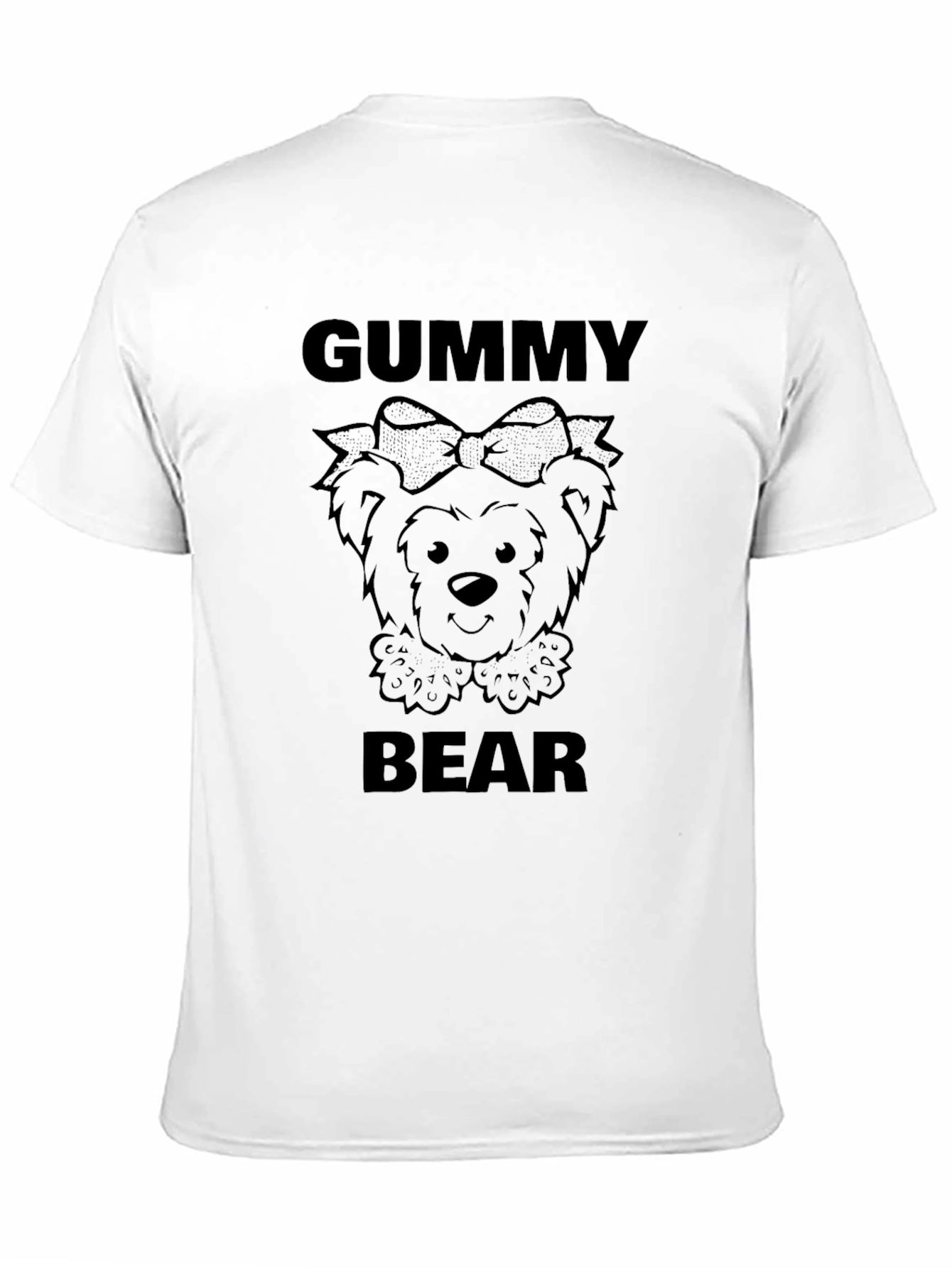 Gummy Bear Graphic Tee - Black Unisex T-Shirt