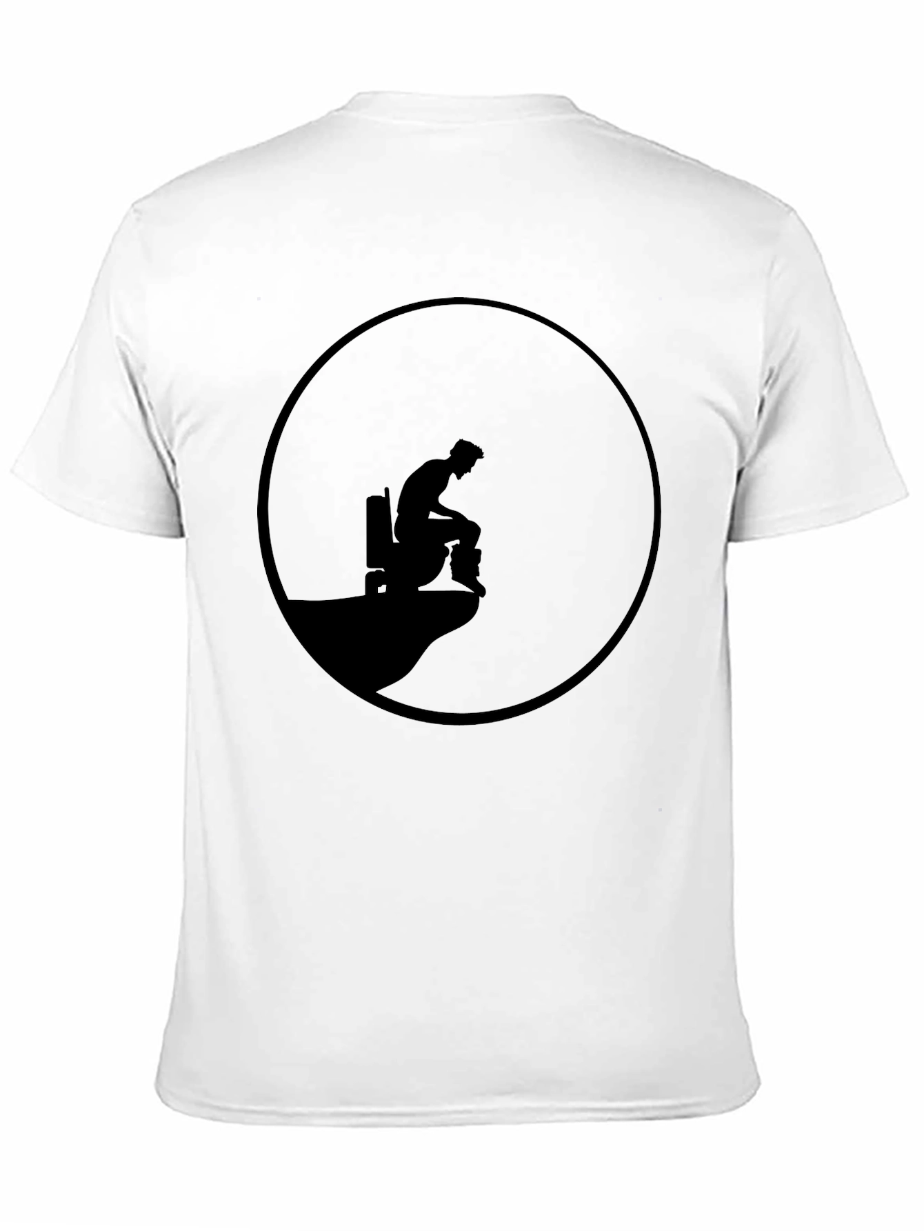 Mens Black Graphic Tee - Cliff Edge Design