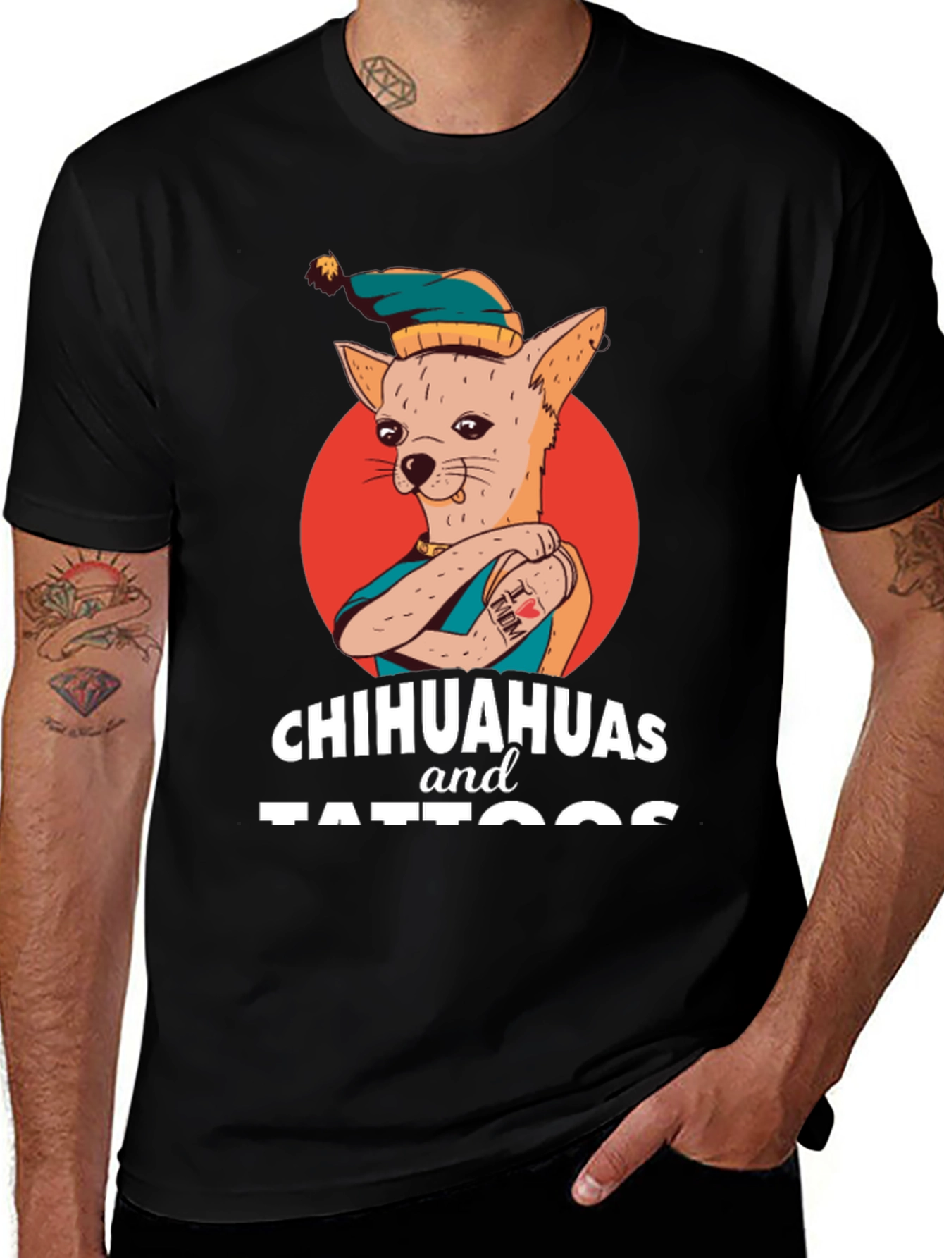 Chihuahua and Tattoos T-Shirt