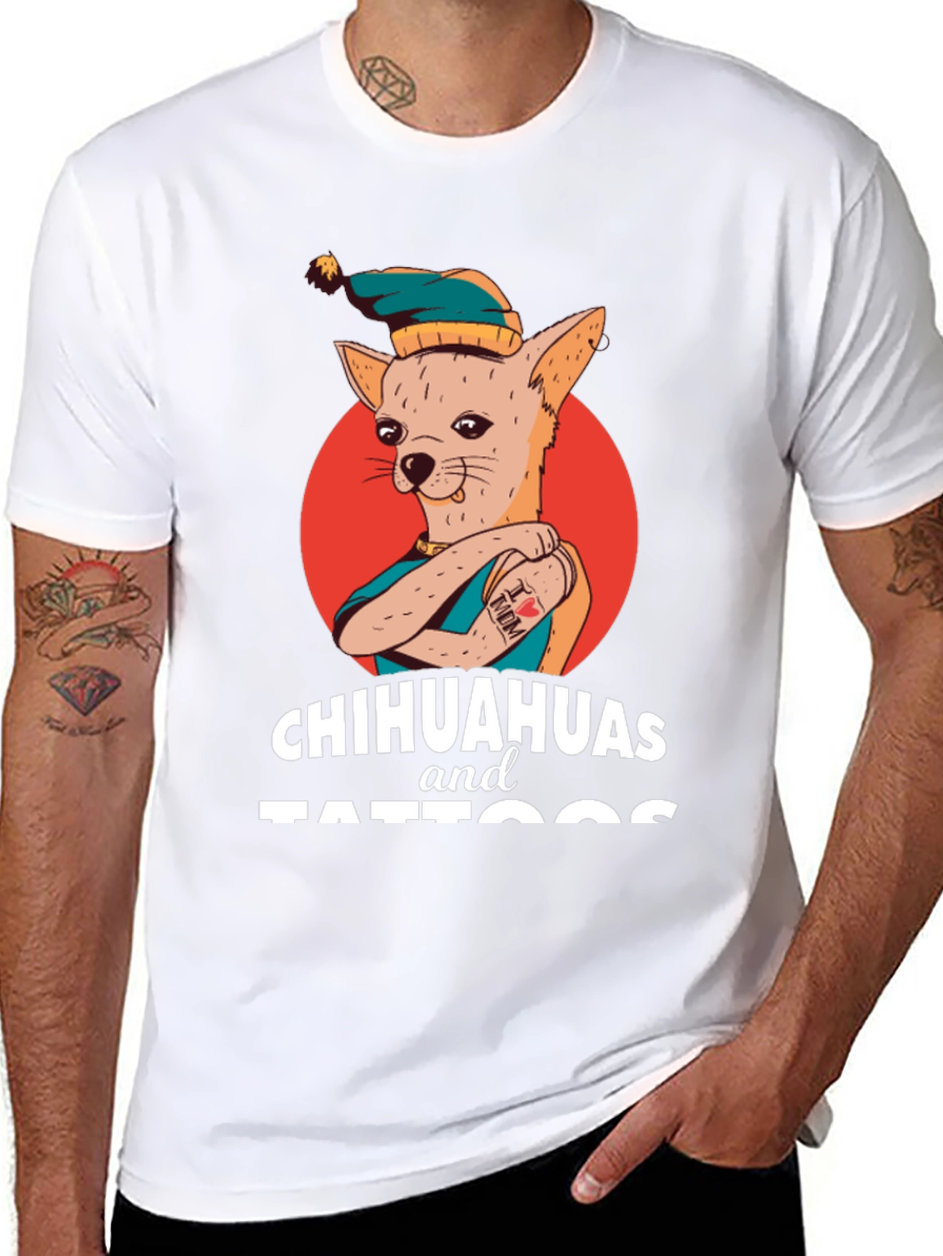Chihuahua and Tattoos T-Shirt