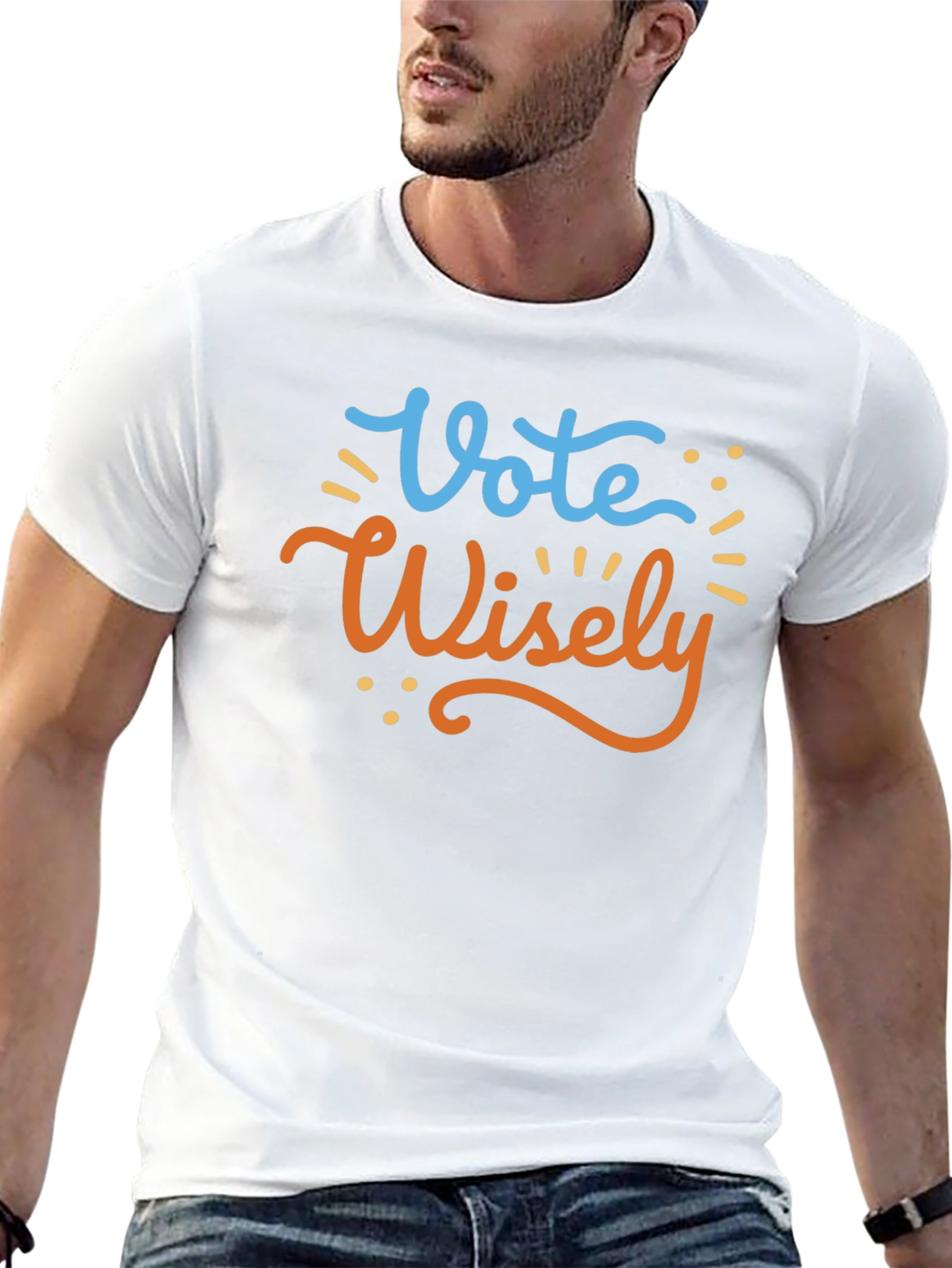 Vote Wisely Graphic Tee - Black Cotton T-Shirt