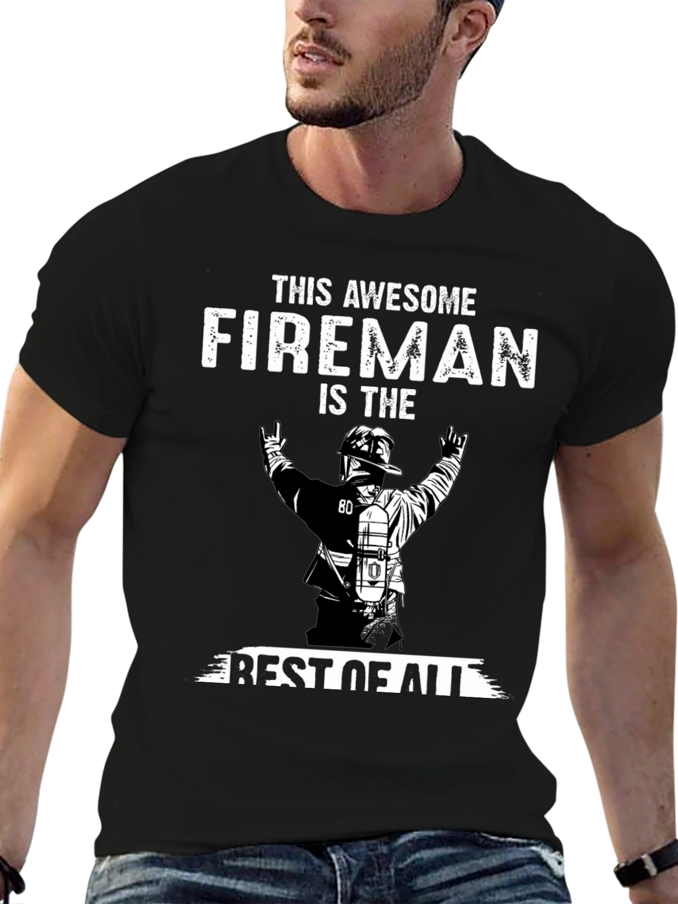 Awesome Fireman T-Shirt - Best Firefighter Apparel