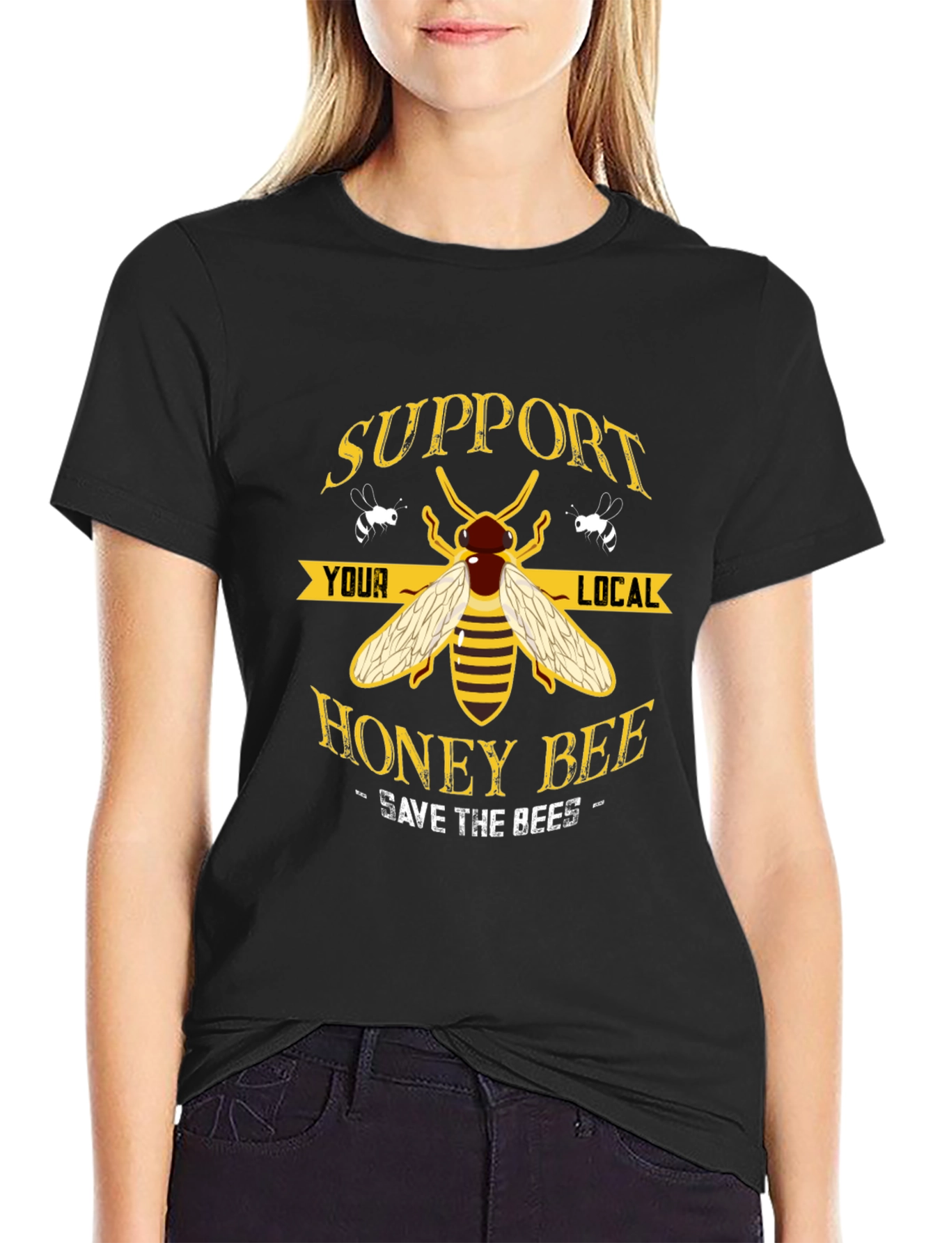 Support Your Local Honey Bee T-Shirt