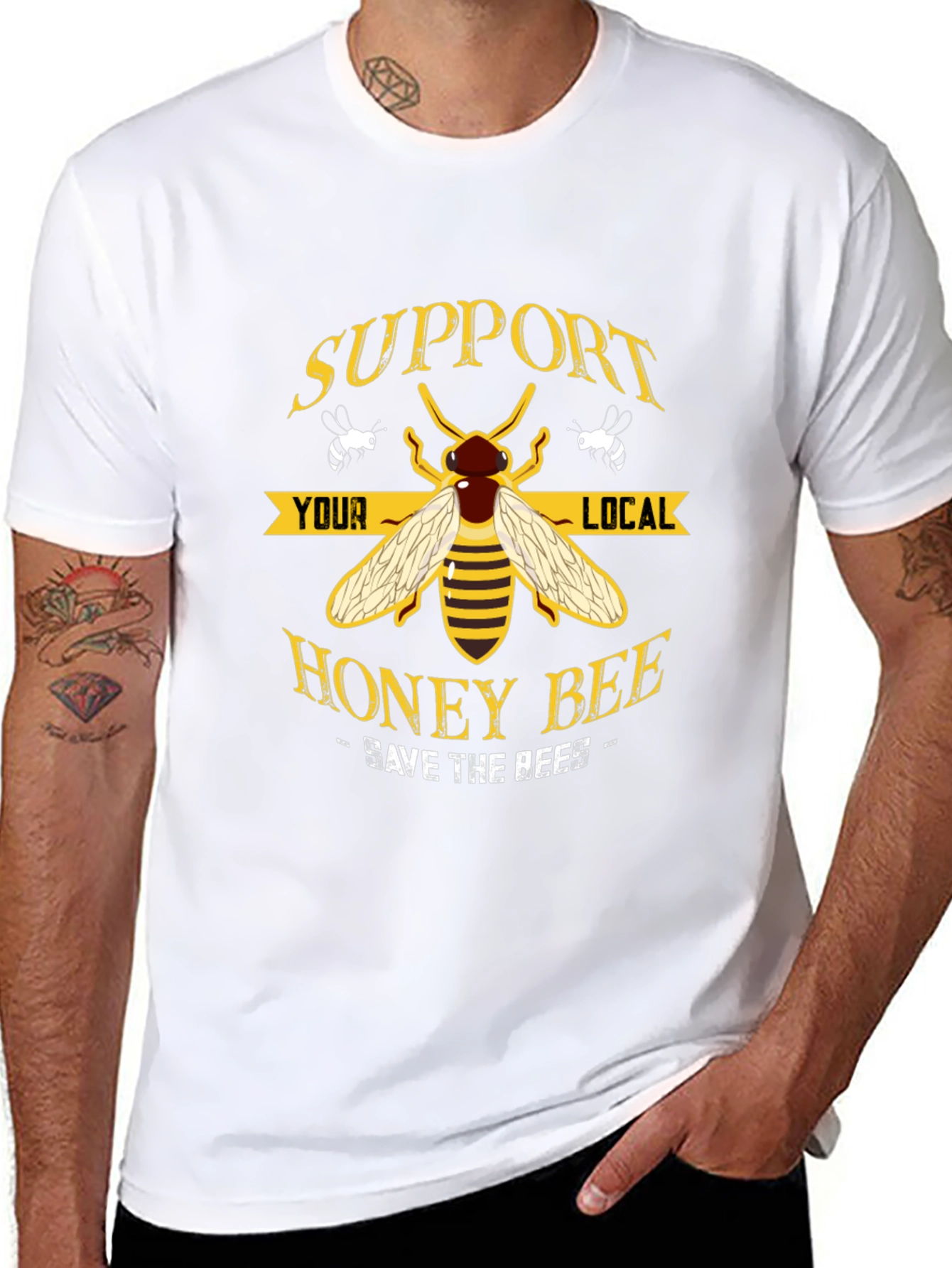 Support Your Local Honey Bee T-Shirt