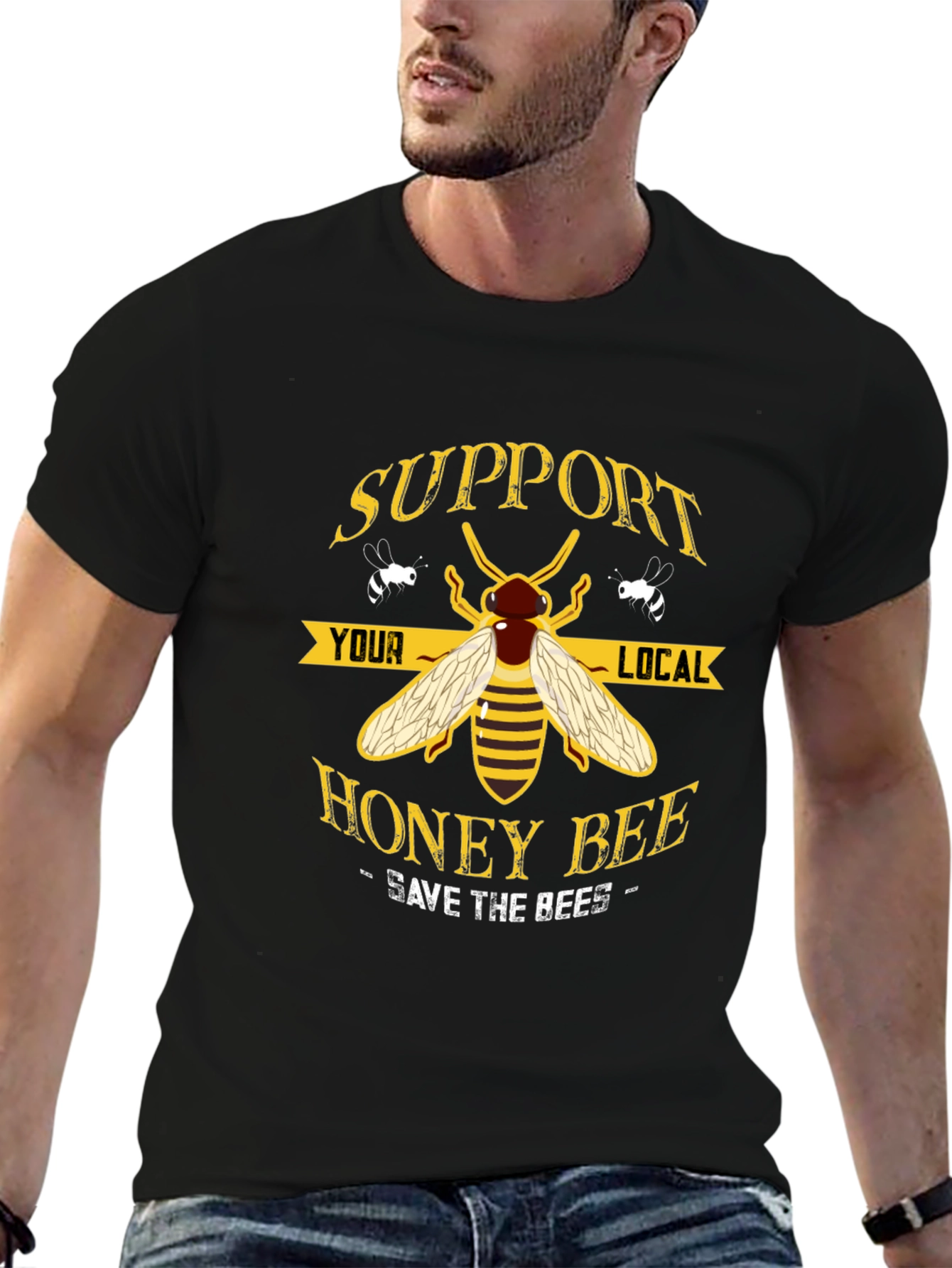 Support Your Local Honey Bee T-Shirt