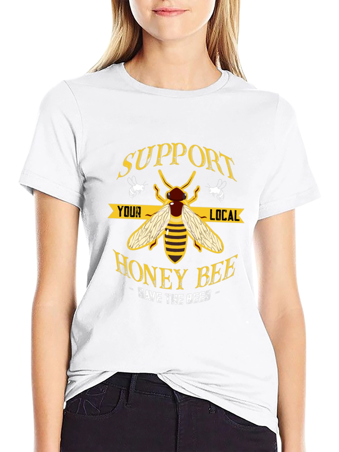 Support Your Local Honey Bee T-Shirt
