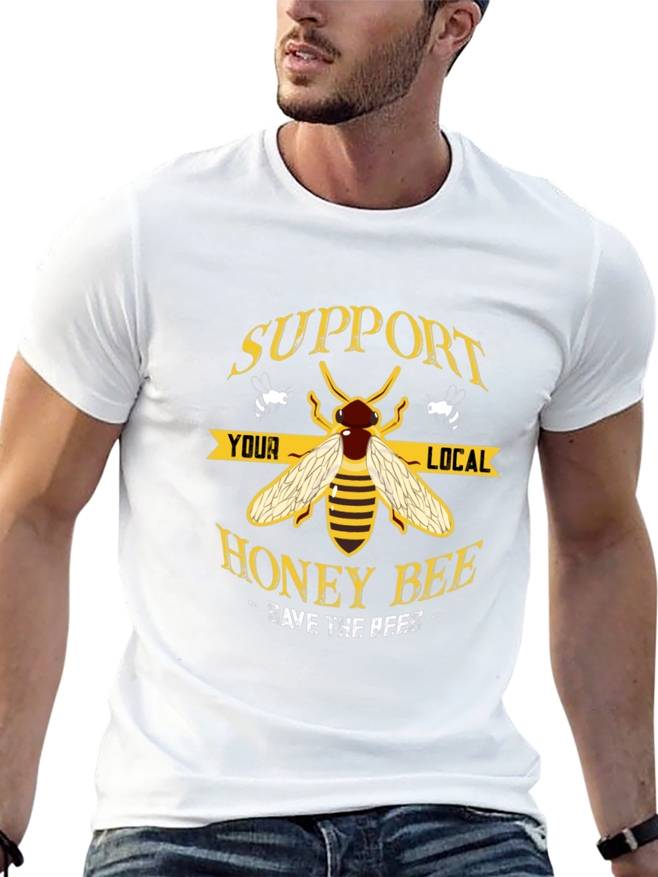 Support Your Local Honey Bee T-Shirt