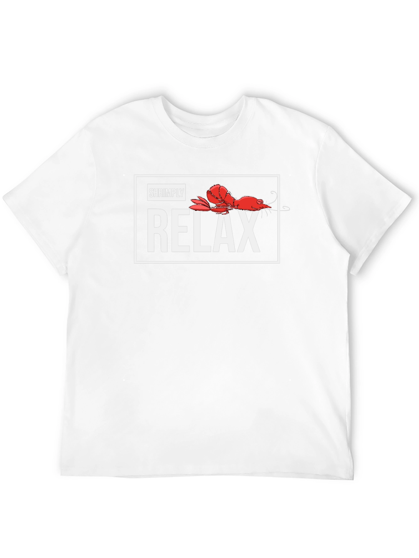 Shrimply Relax T-Shirt - Funny Shrimp Graphic Tee