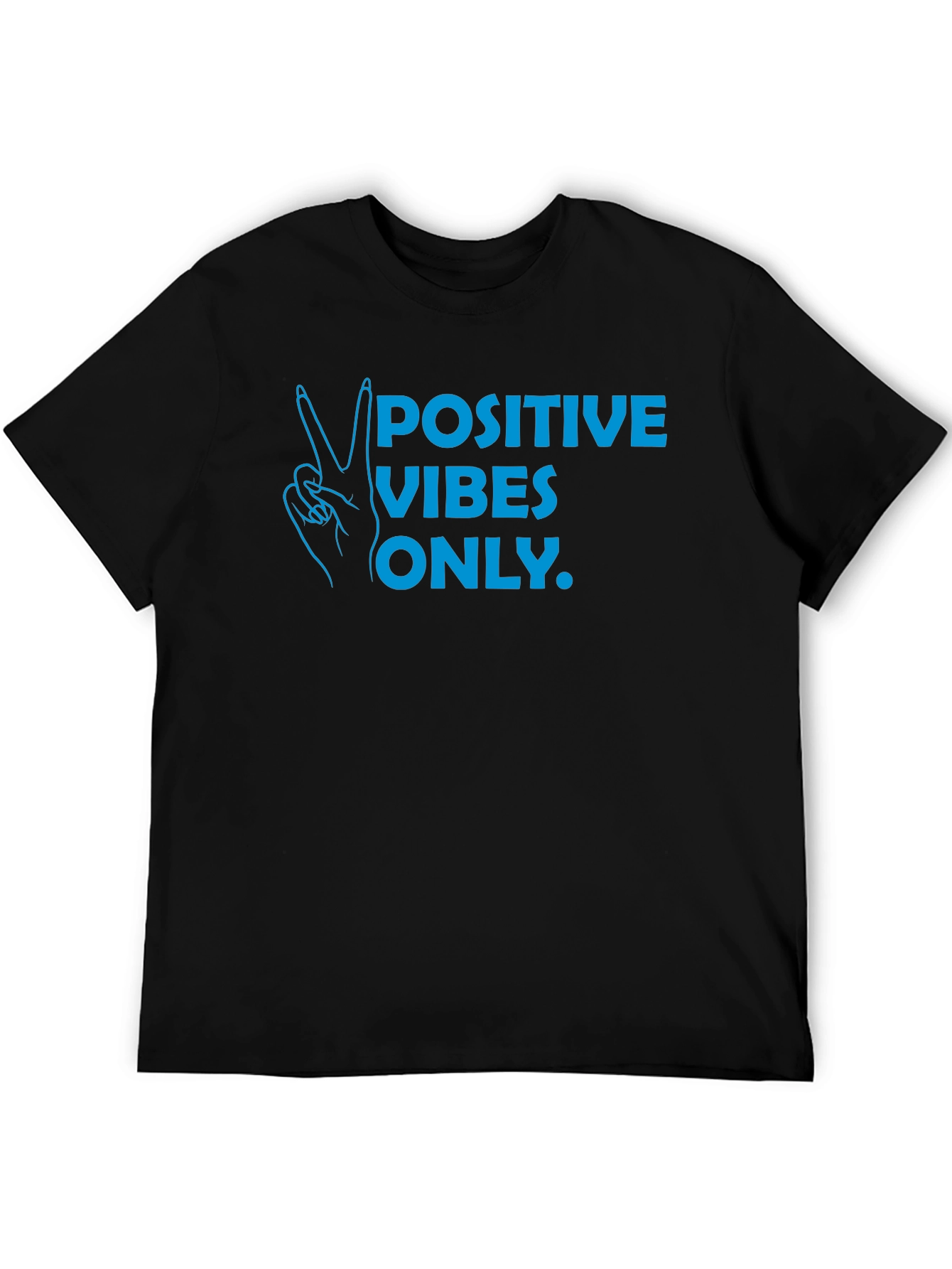 Positive Vibes Only T-Shirt - Black