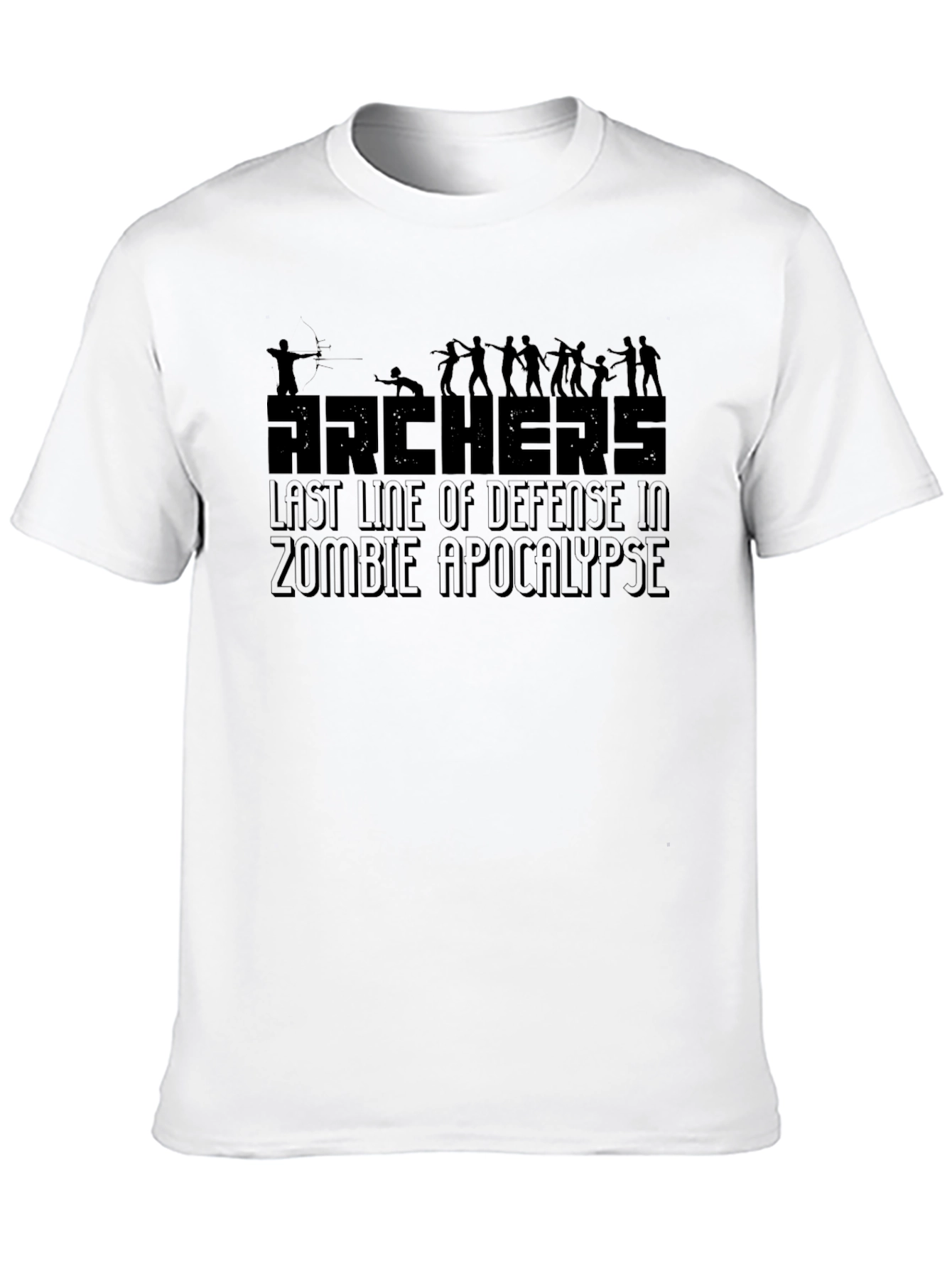 Archers Zombie Apocalypse Defense Graphic Tee