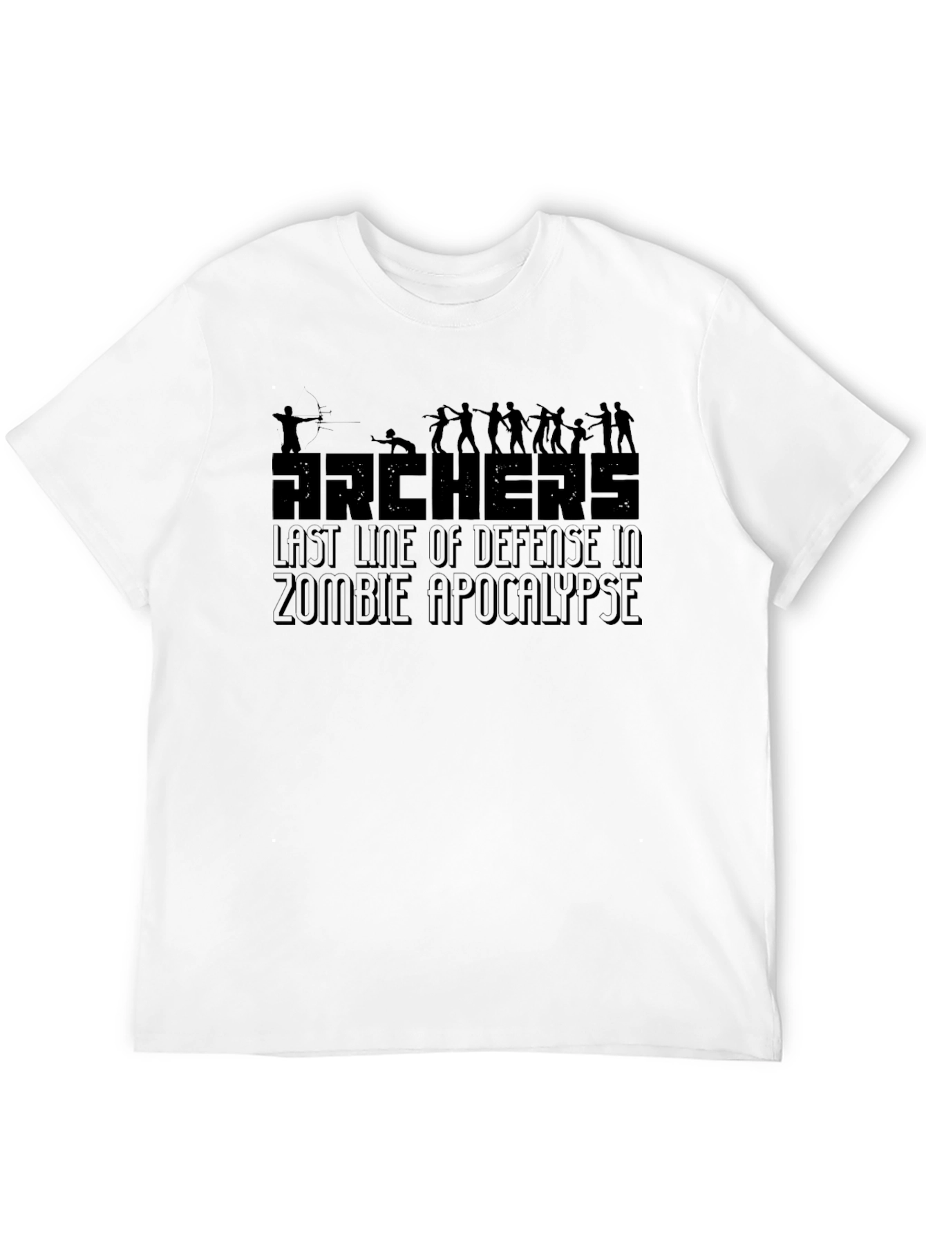 Archers Zombie Apocalypse Defense Graphic Tee