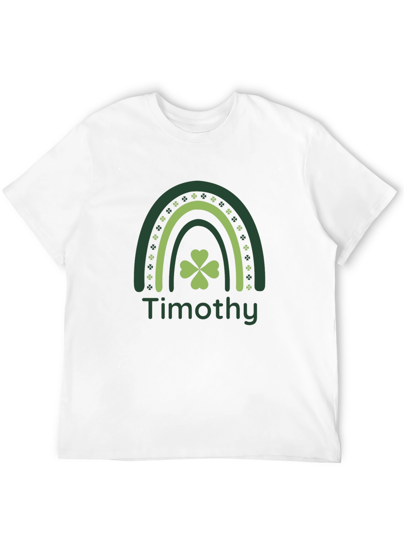 Timothy St. Patricks Day Rainbow Shamrock Shirt