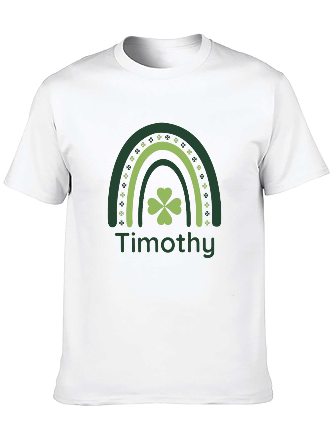 Timothy St. Patricks Day Rainbow Shamrock Shirt
