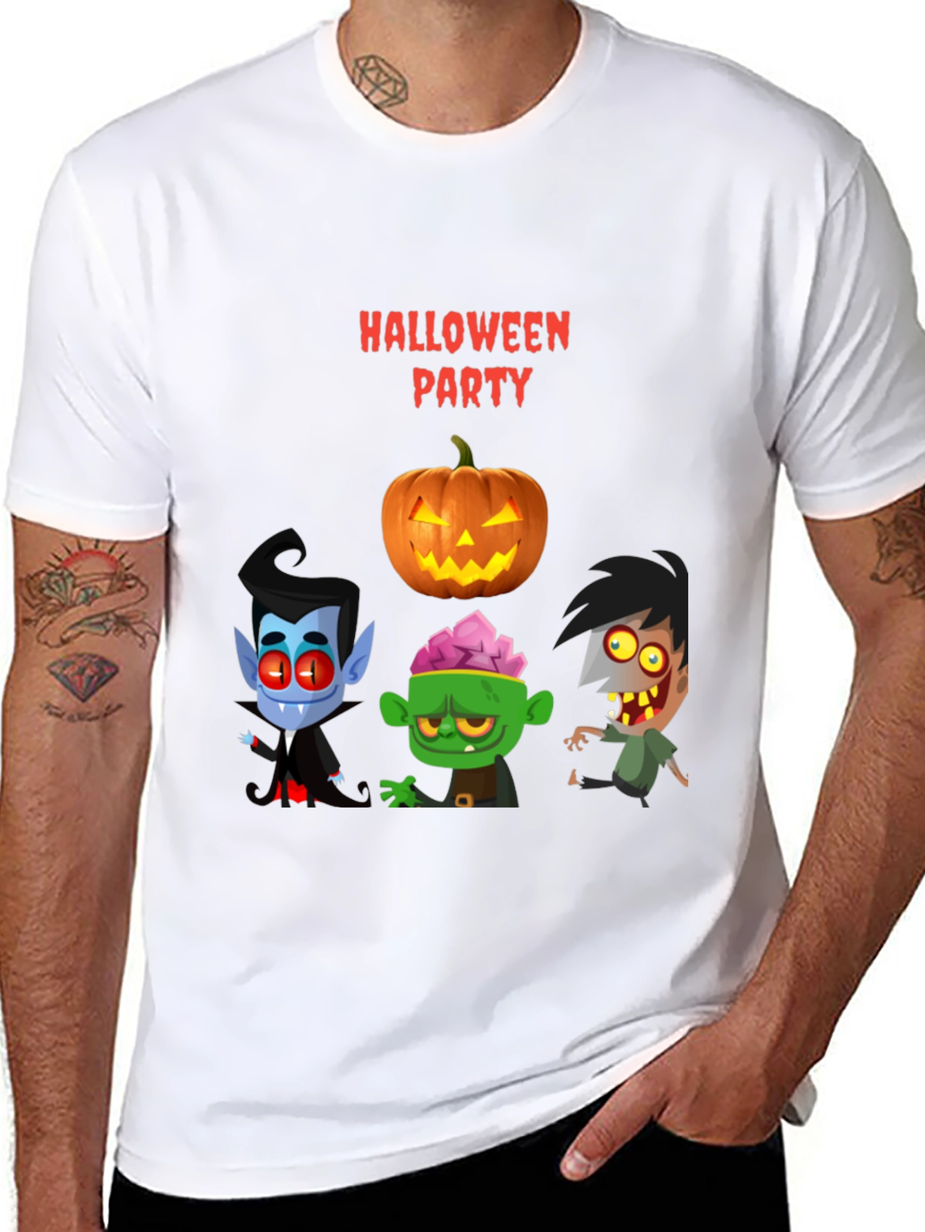 Halloween Party Cartoon T-Shirt