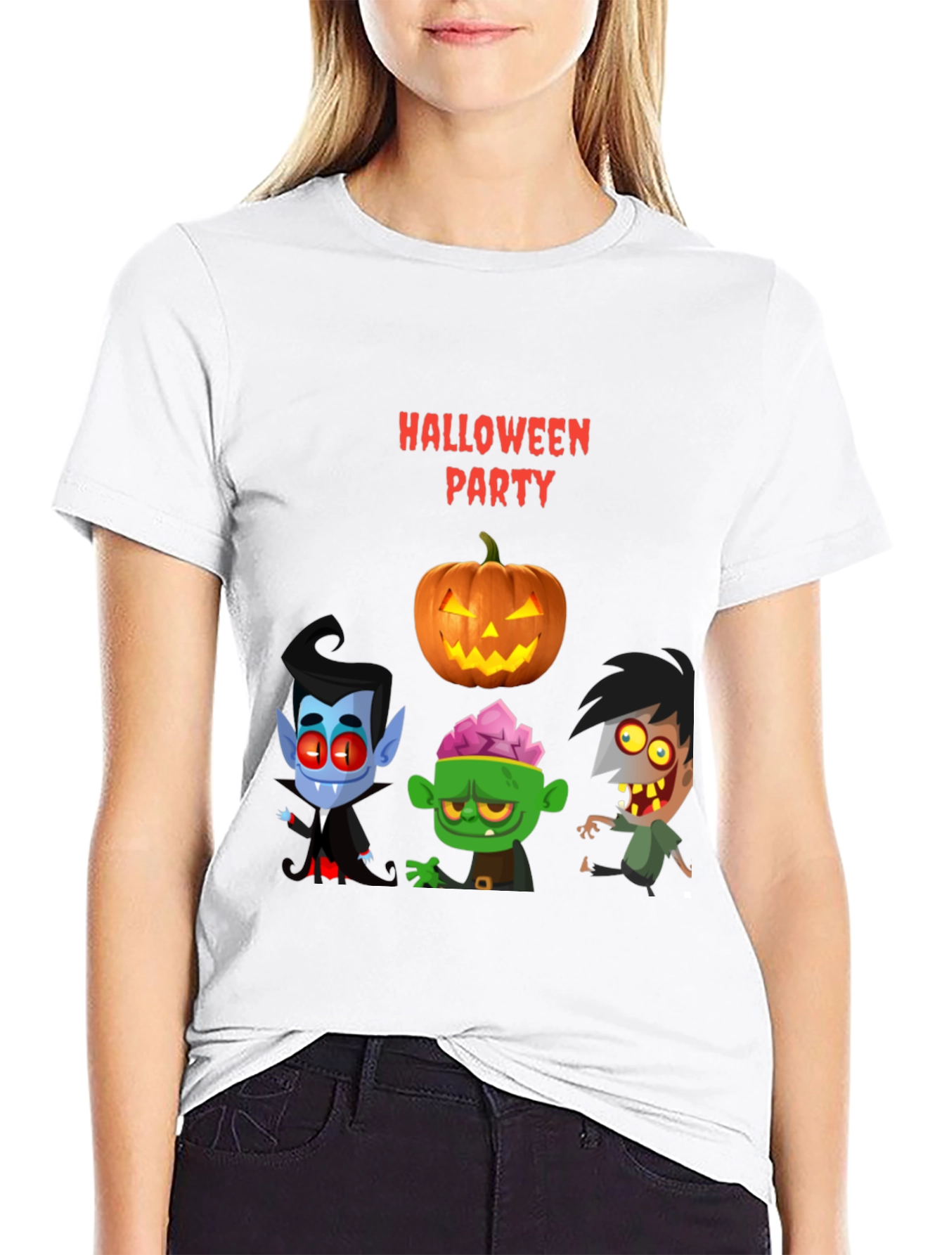 Halloween Party Cartoon T-Shirt