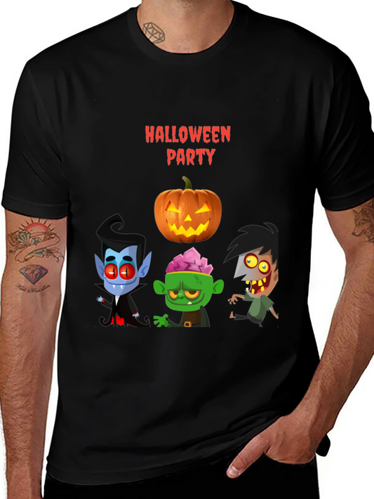 Halloween Party Cartoon T-Shirt
