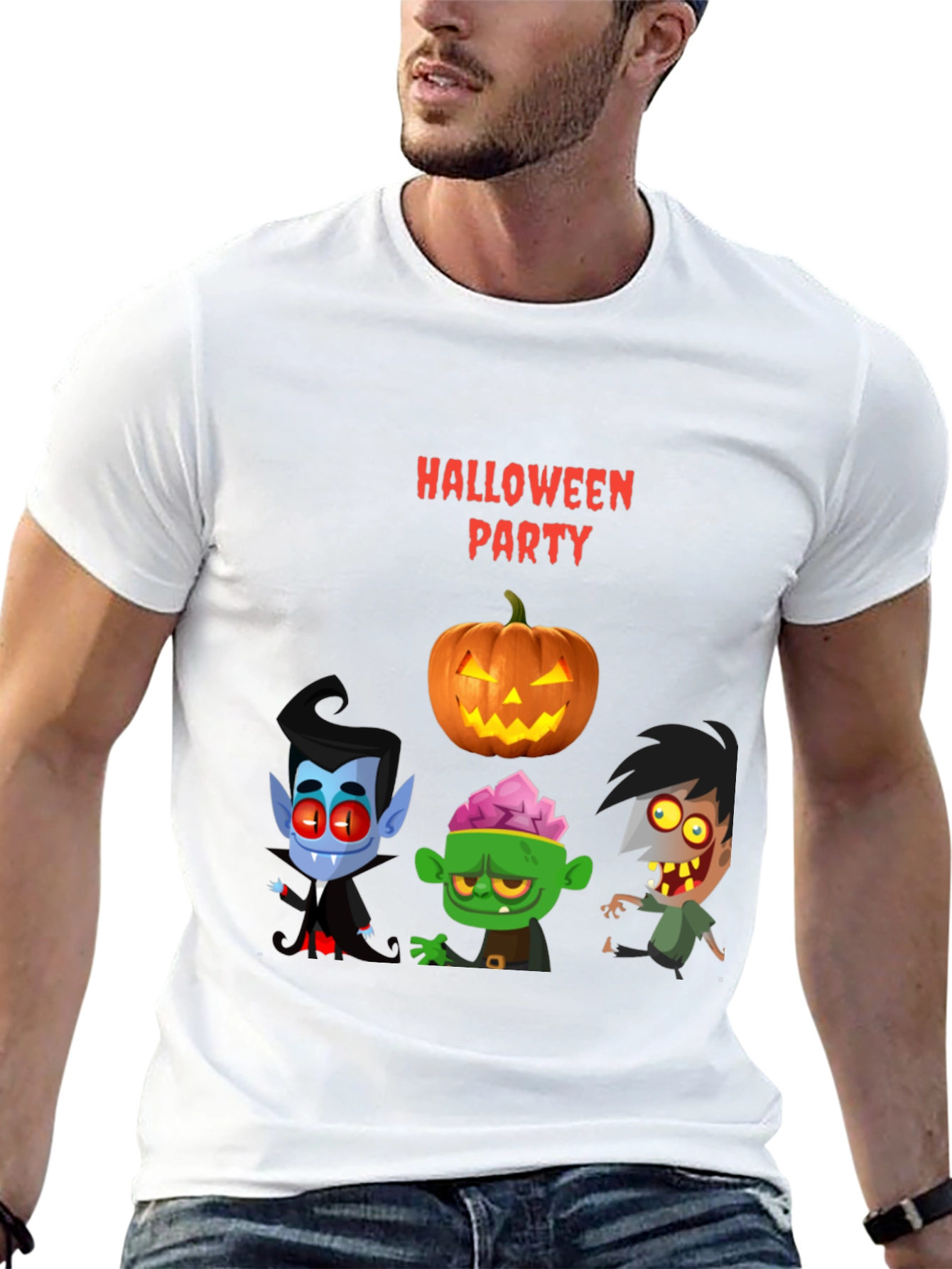 Halloween Party Cartoon T-Shirt