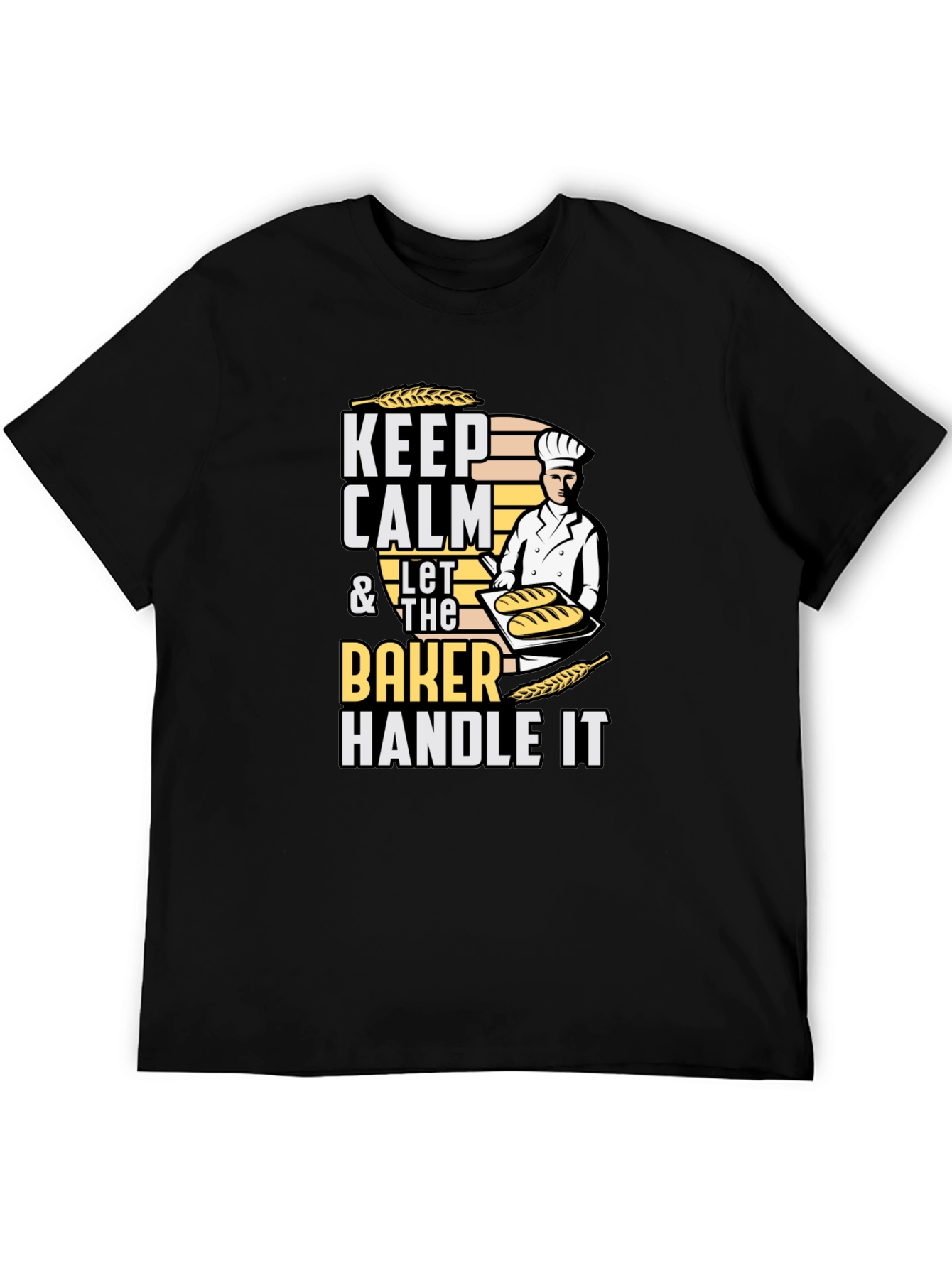 Keep Calm Baker T-Shirt - Funny Baking Tee