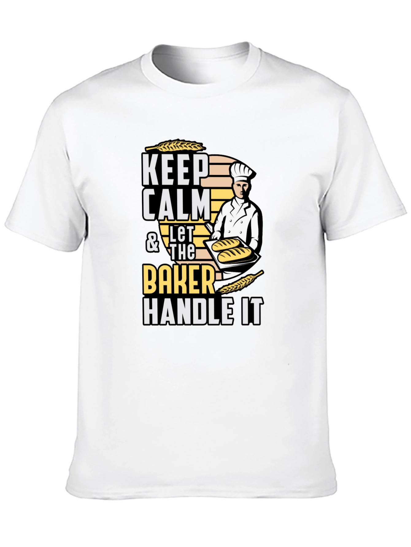 Keep Calm Baker T-Shirt - Funny Baking Tee