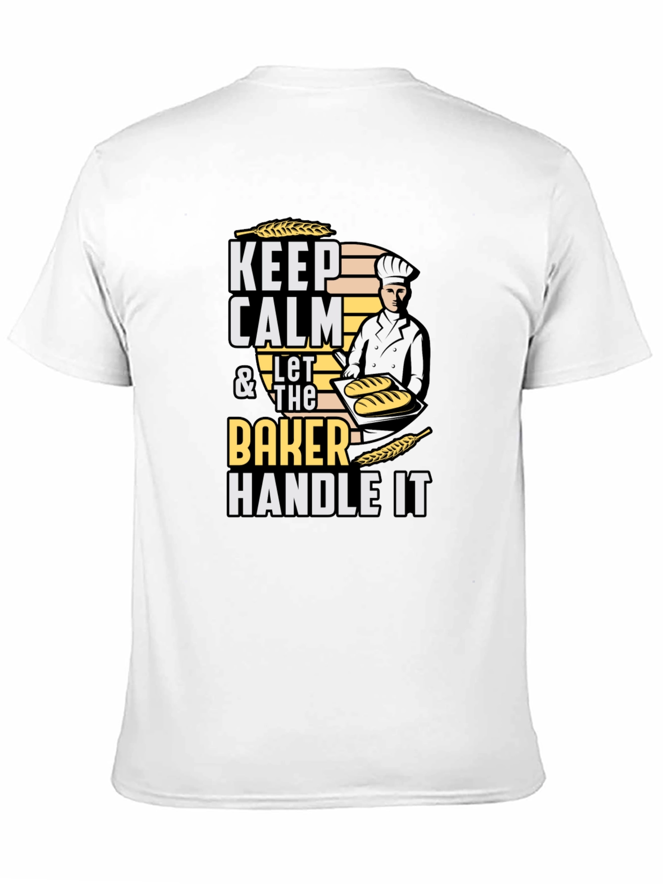 Keep Calm Baker T-Shirt - Funny Baking Tee
