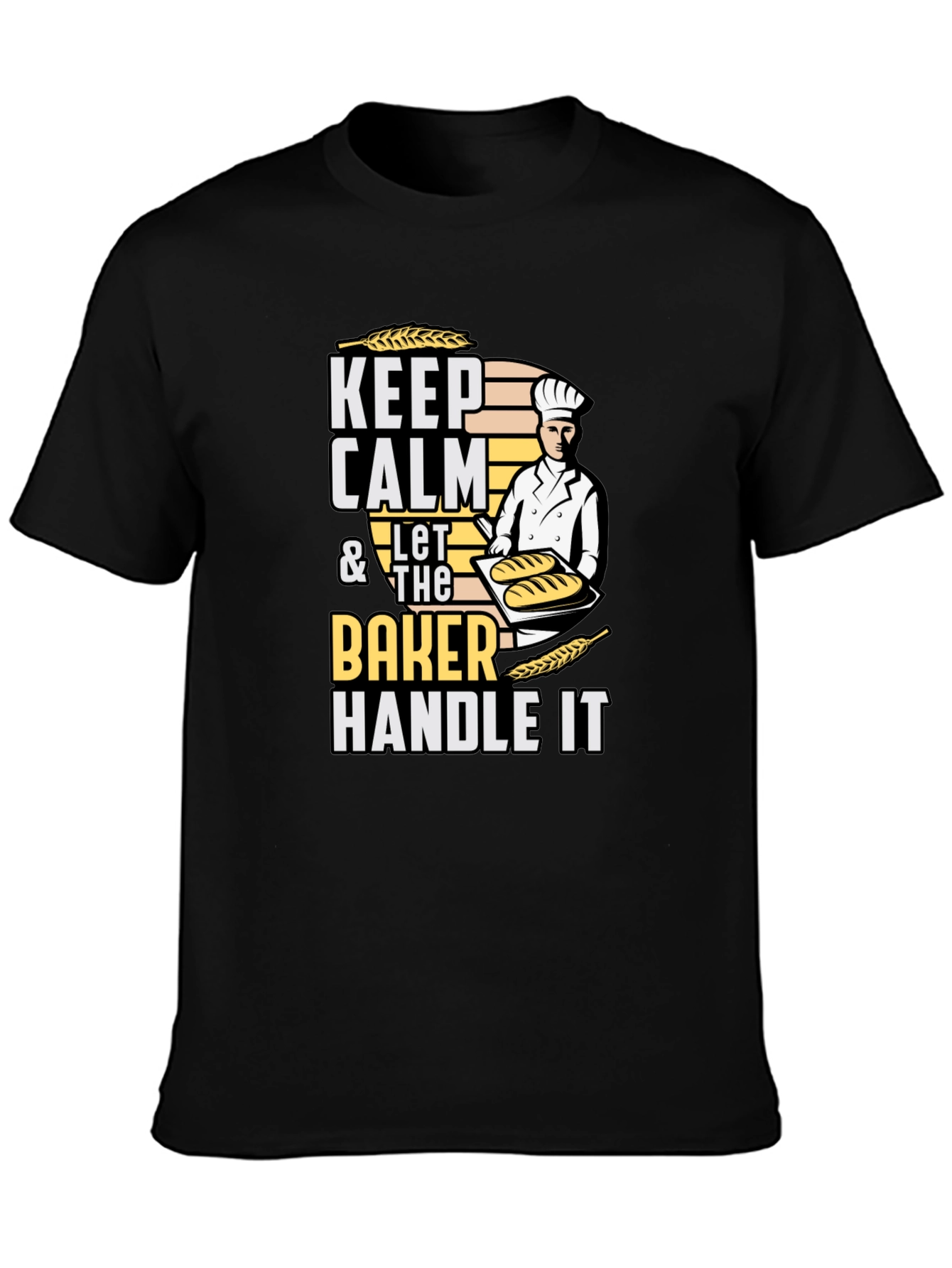 Keep Calm Baker T-Shirt - Funny Baking Tee