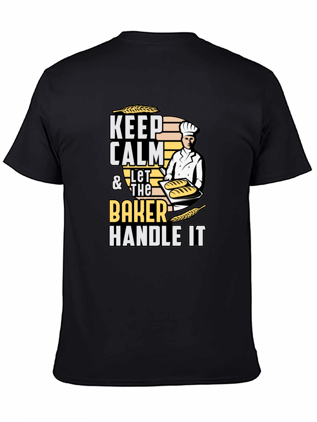 Keep Calm Baker T-Shirt - Funny Baking Tee
