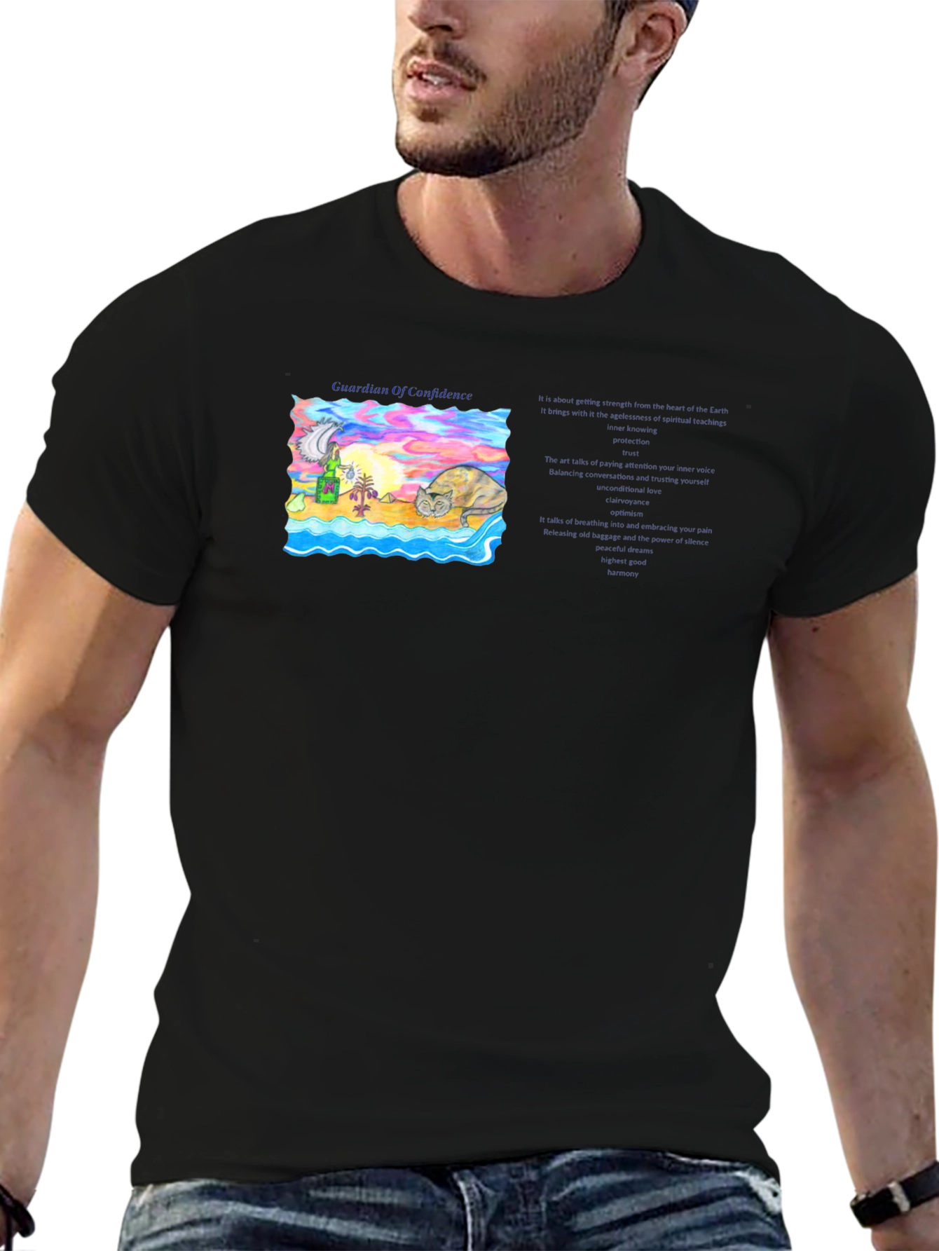 Island Dream Black T-Shirt