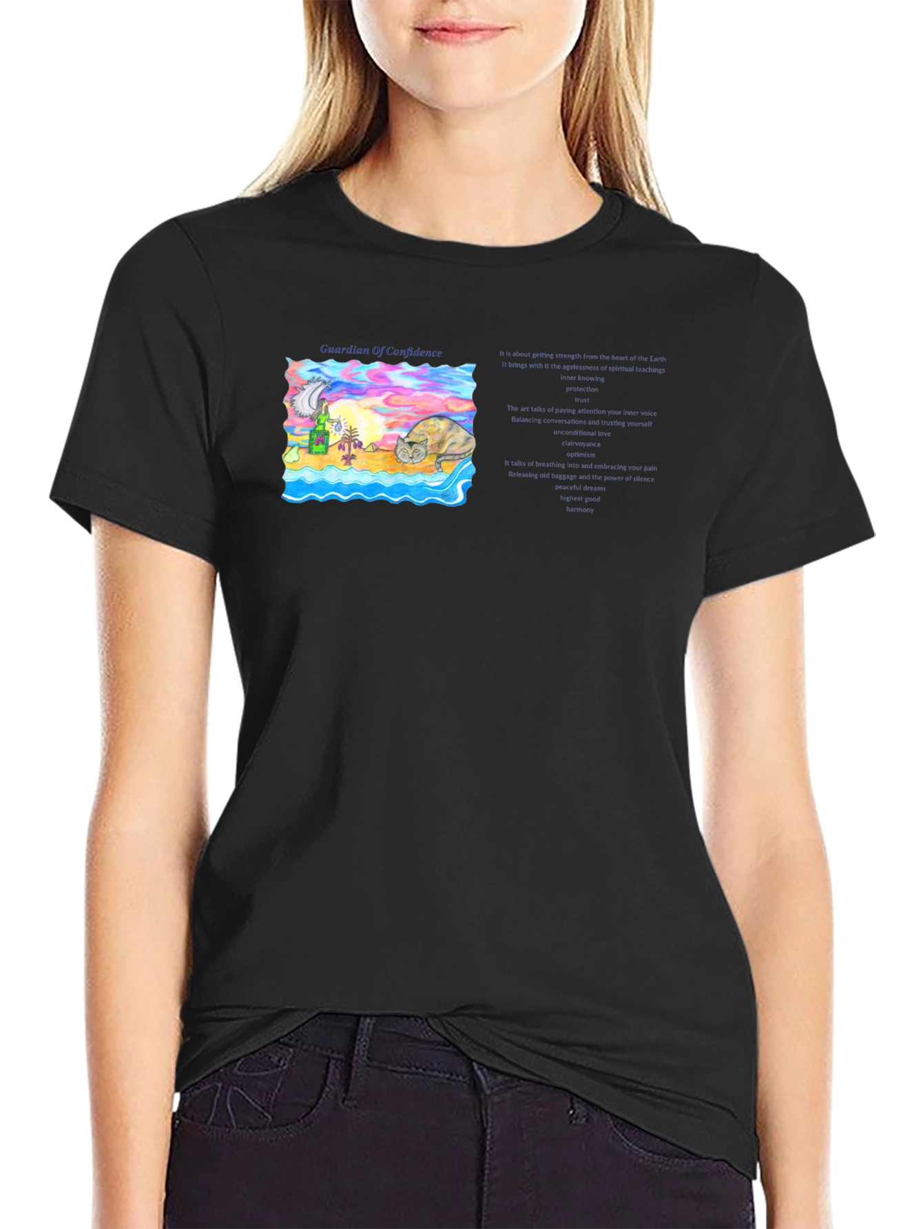 Island Dream Black T-Shirt