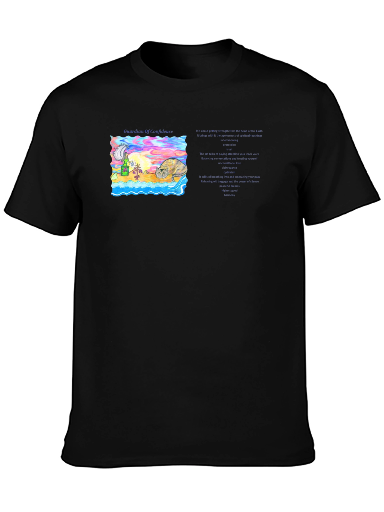 Island Dream Black T-Shirt