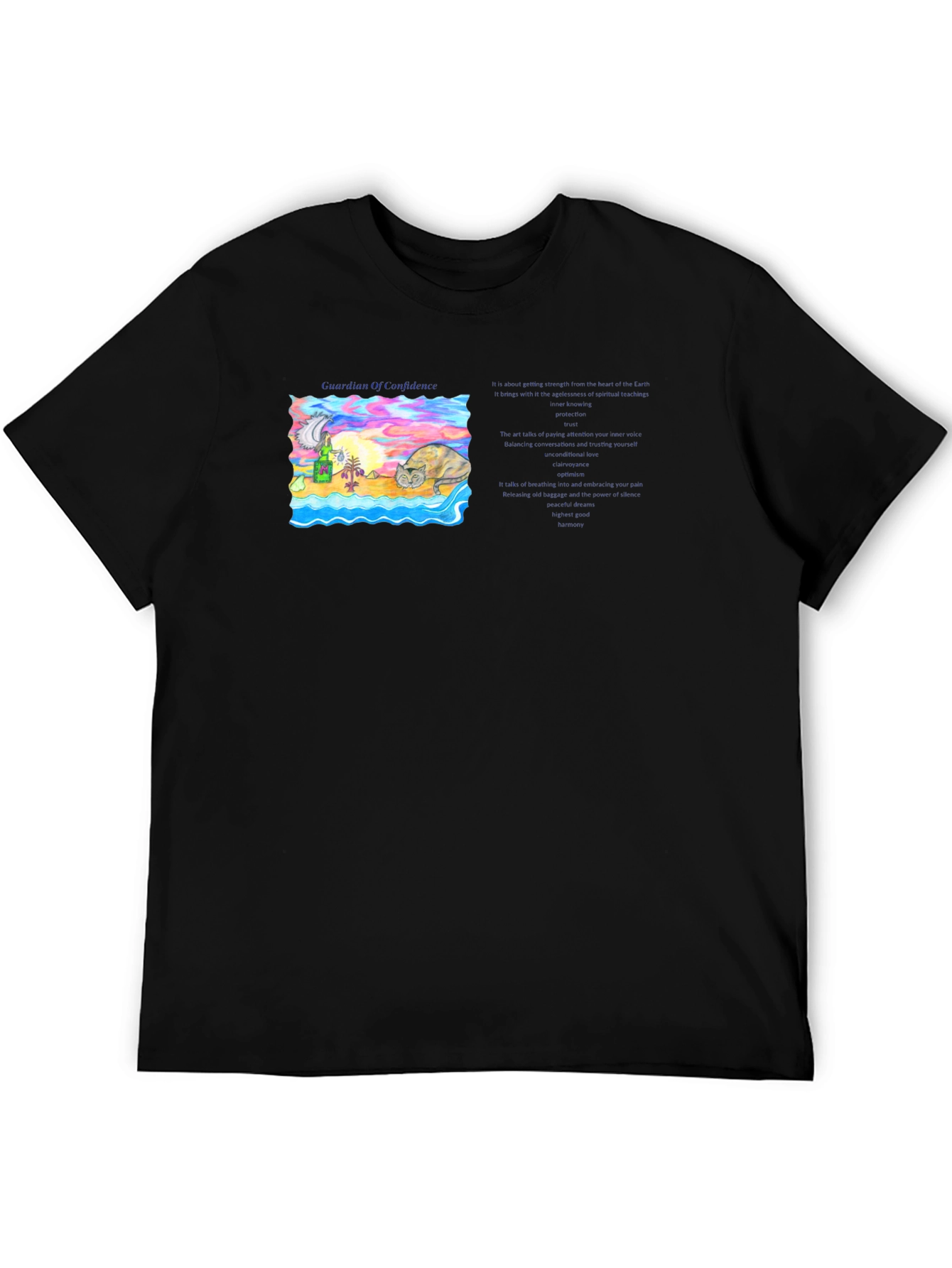 Island Dream Black T-Shirt
