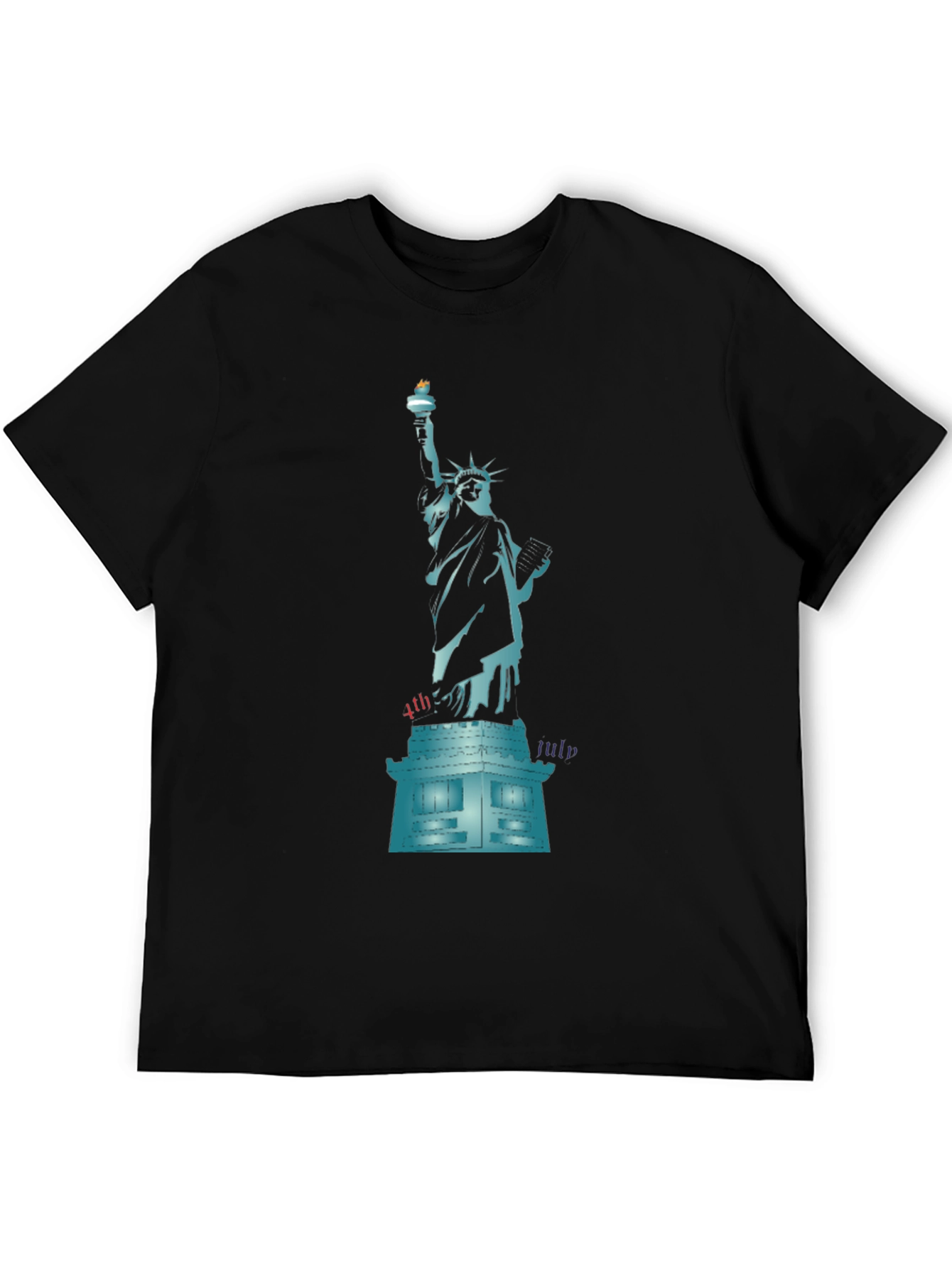 Statue of Liberty 4th of July Graphic Tee