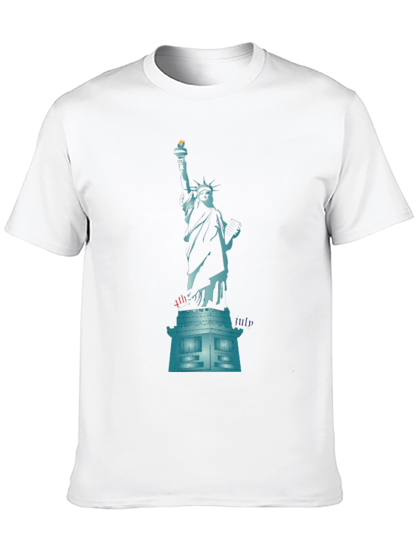 Statue of Liberty 4th of July Graphic Tee