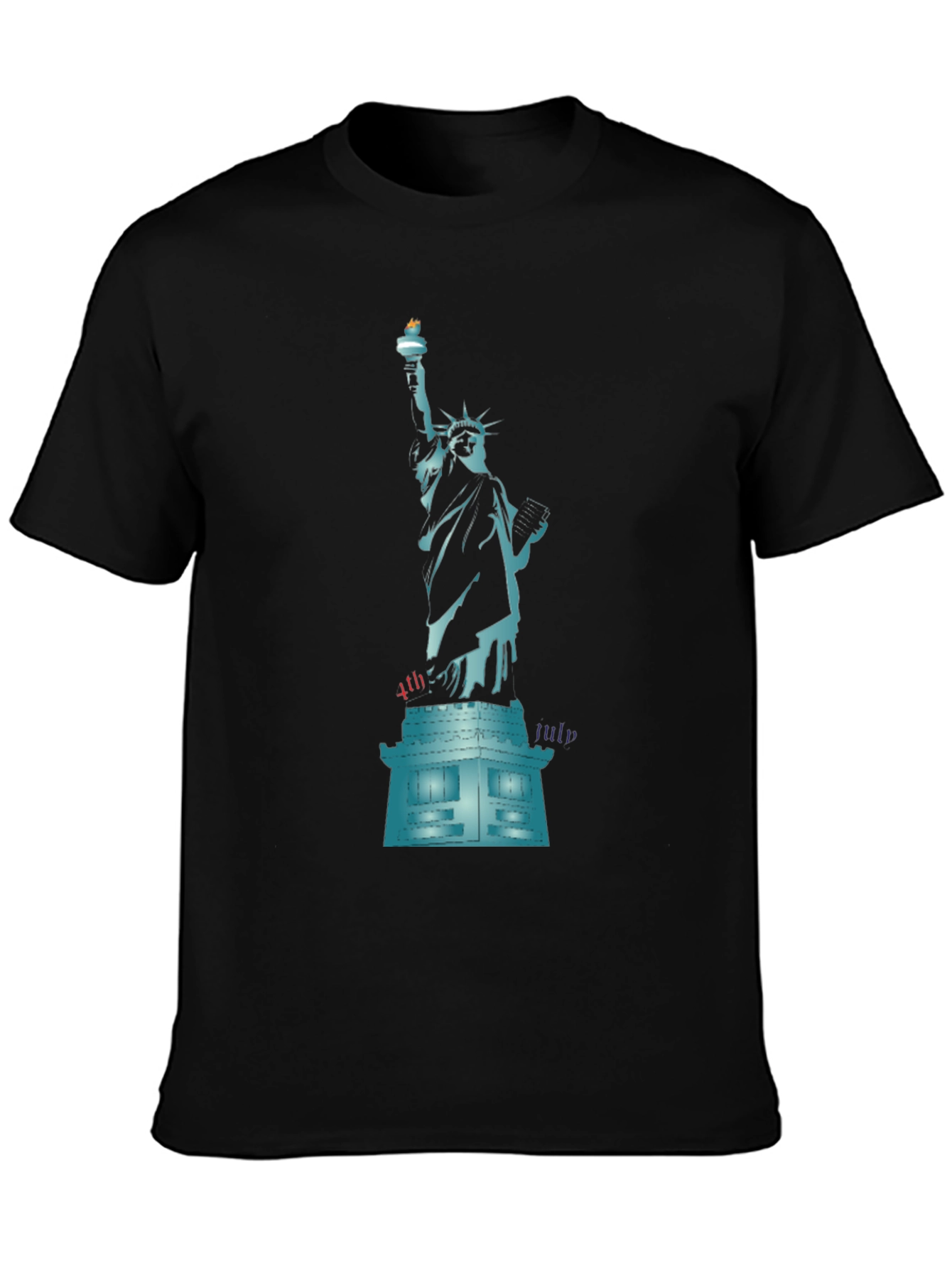 Statue of Liberty 4th of July Graphic Tee