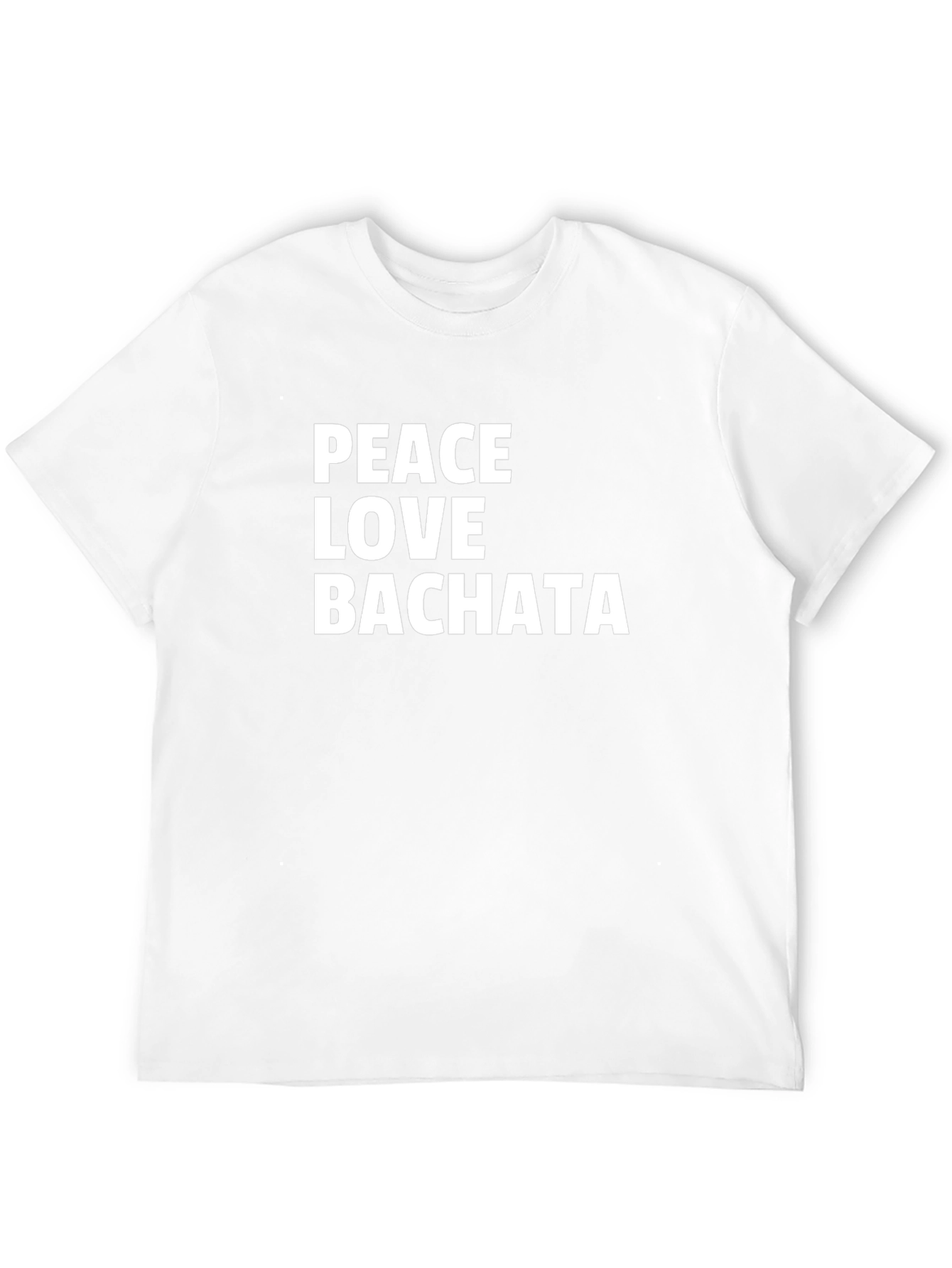 Peace Love Bachata Black Graphic Tee