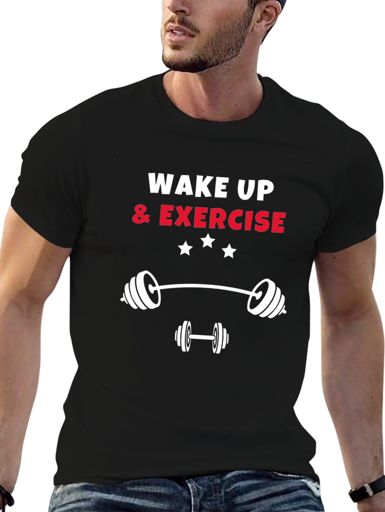 Wake Up and Exercise Graphic Tee