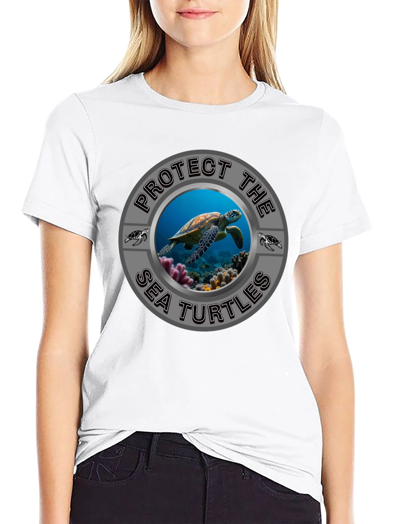 Protect Sea Turtles Graphic T-Shirt - Conservation Tee