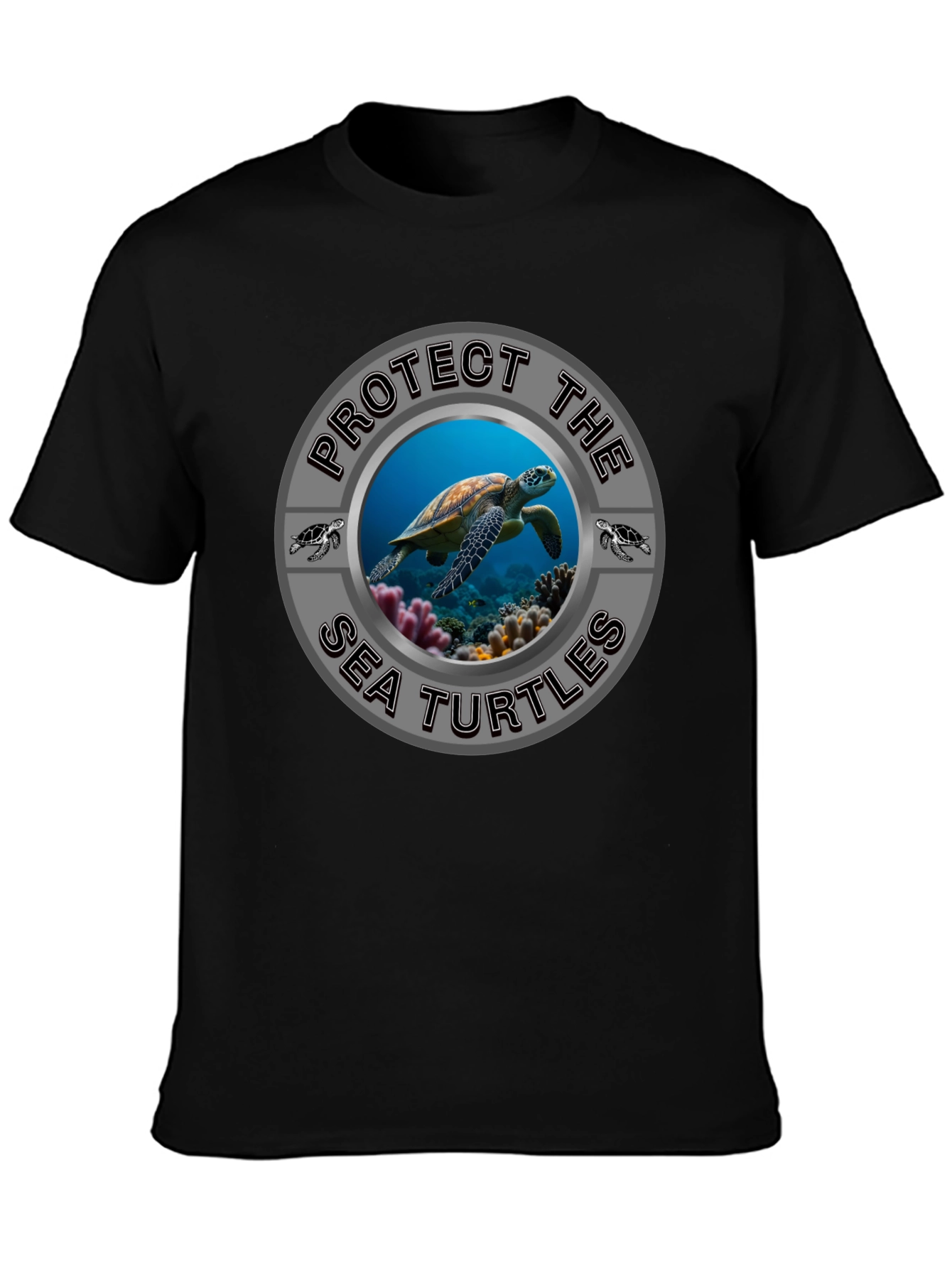 Protect Sea Turtles Graphic T-Shirt - Conservation Tee