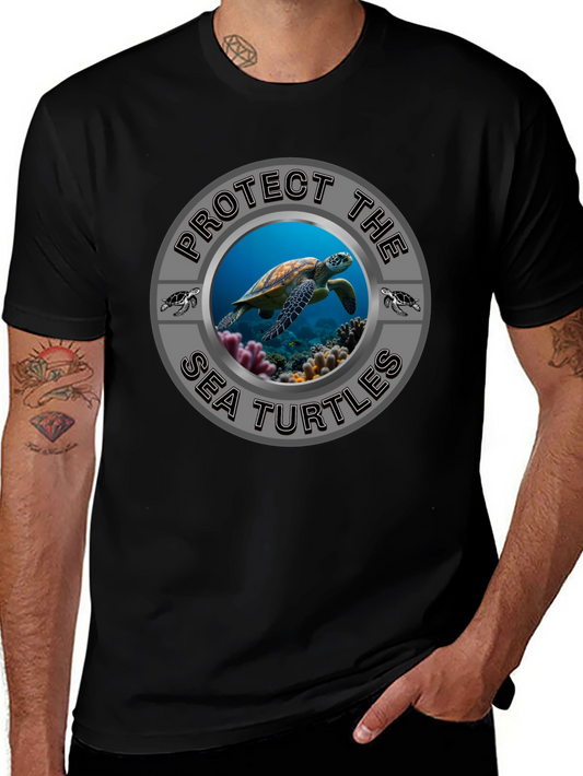 Protect Sea Turtles Graphic T-Shirt - Conservation Tee