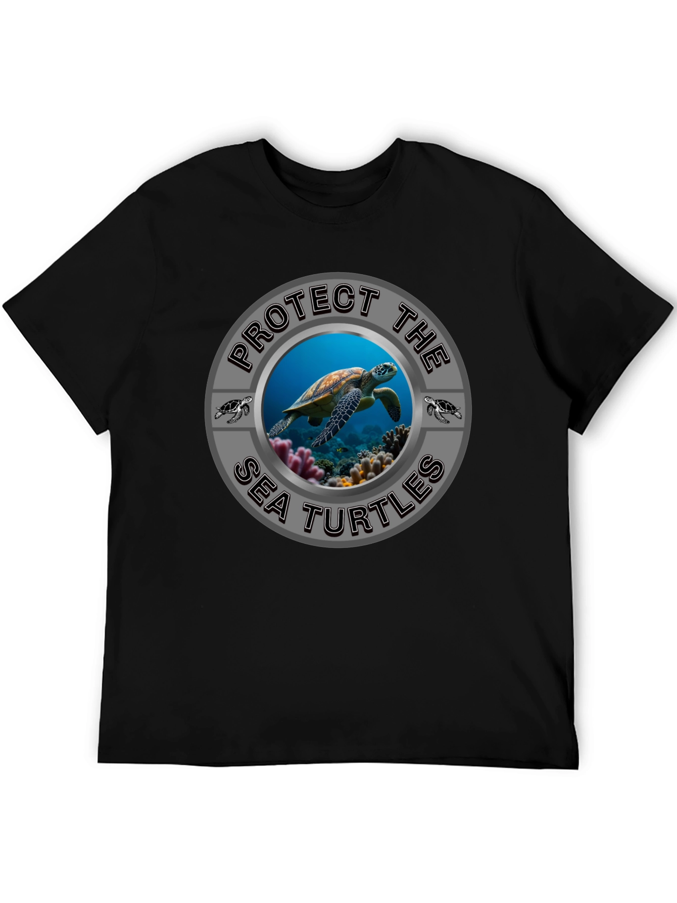 Protect Sea Turtles Graphic T-Shirt - Conservation Tee