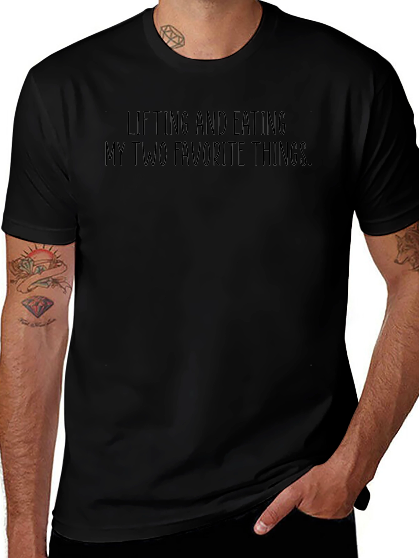 Lifting and Eating T-Shirt